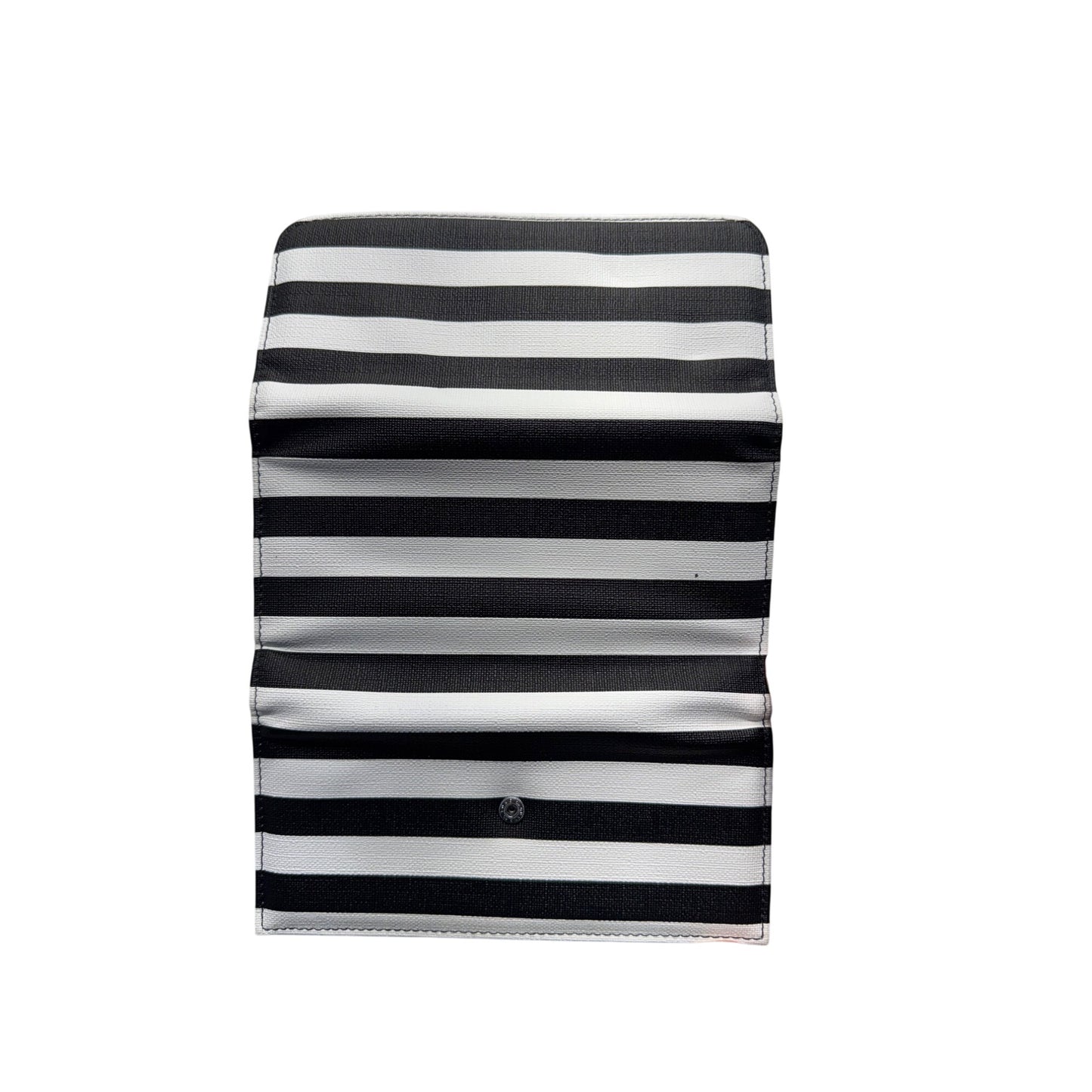 Kut From The Kloth Black & White Striped Wallet 43B
