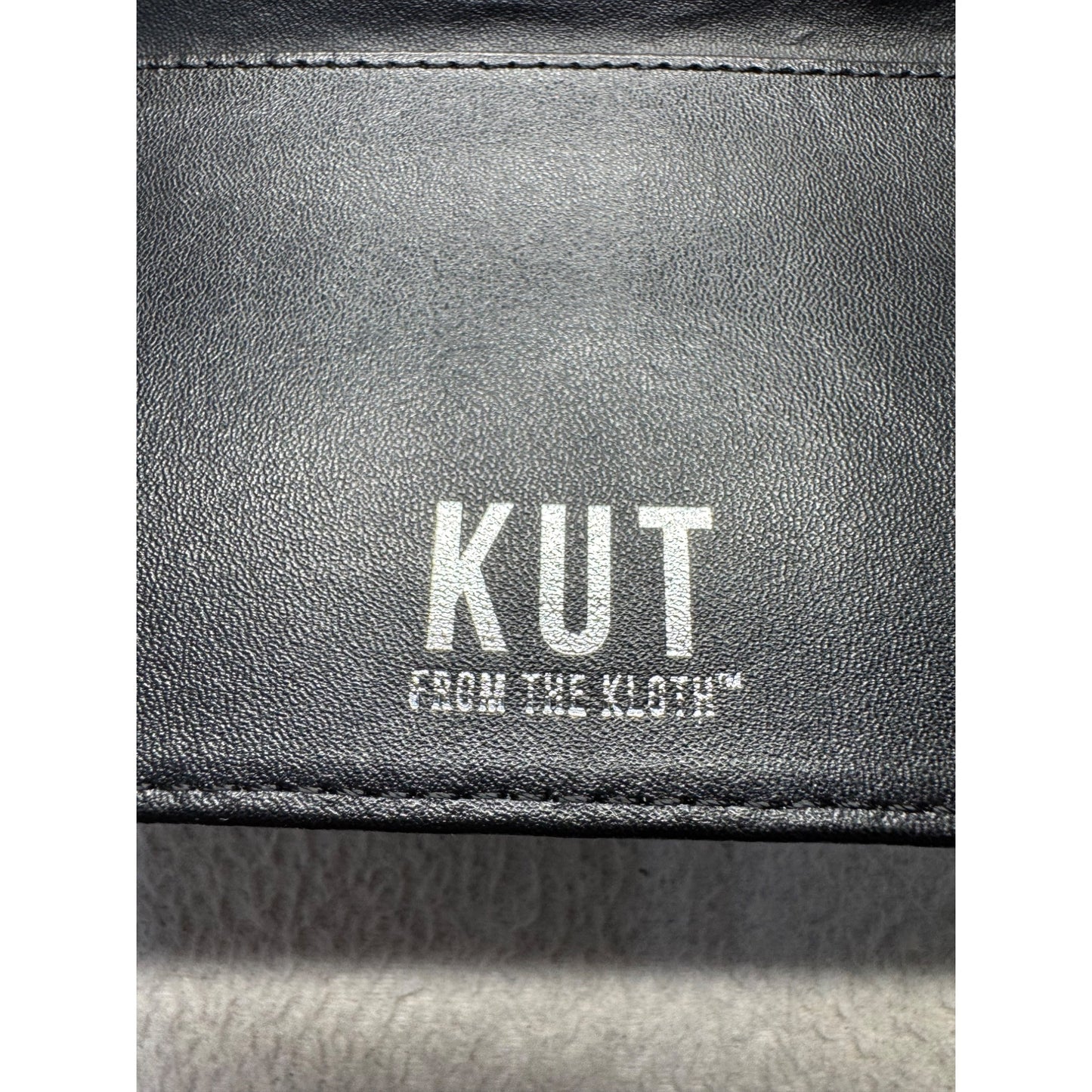 Kut From The Kloth Black & White Striped Wallet 43B