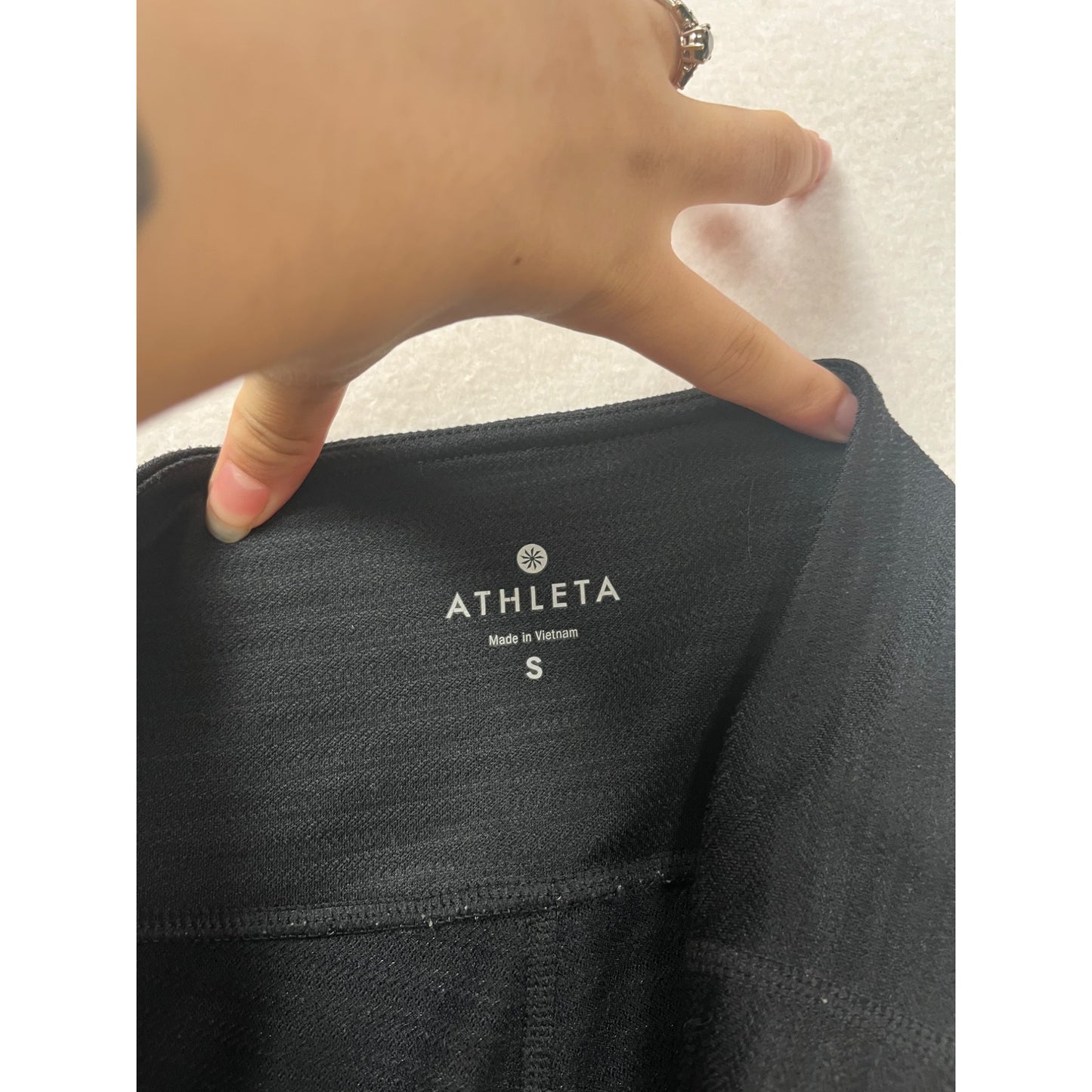 Athleta High Waisted Black Workout Leggings S #208A