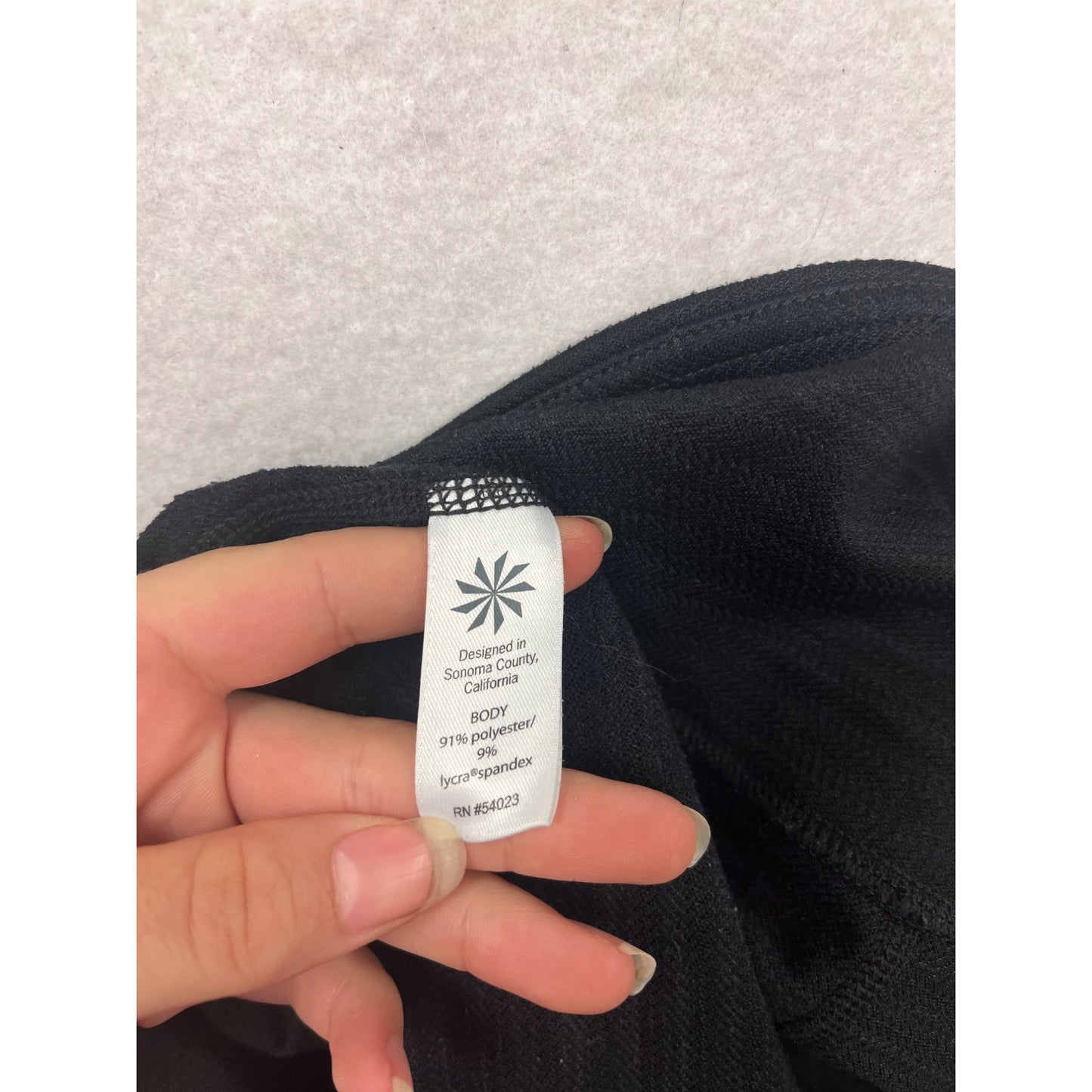 Athleta High Waisted Black Workout Leggings S #208A