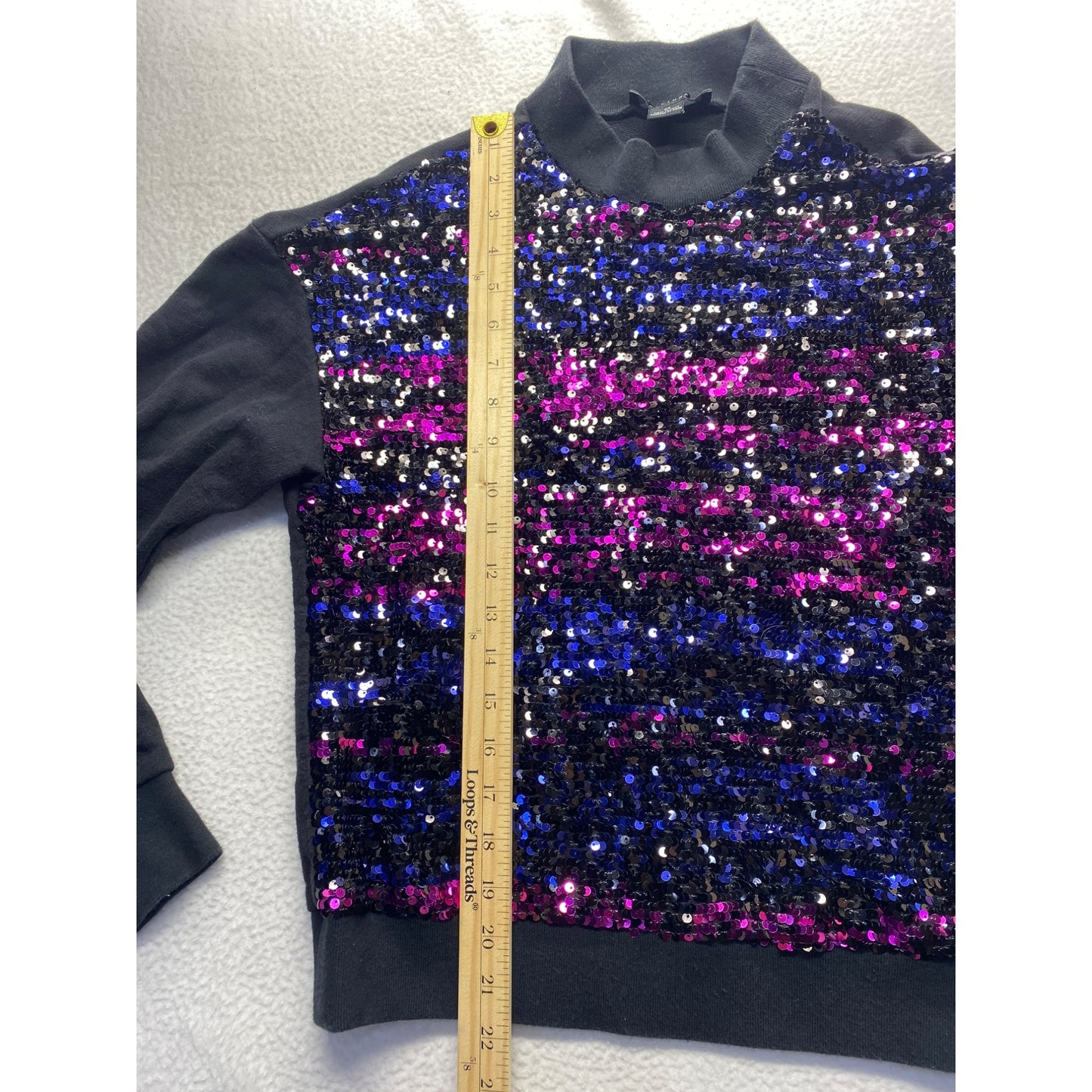 Women’s Sequin Mock-neck #5201
