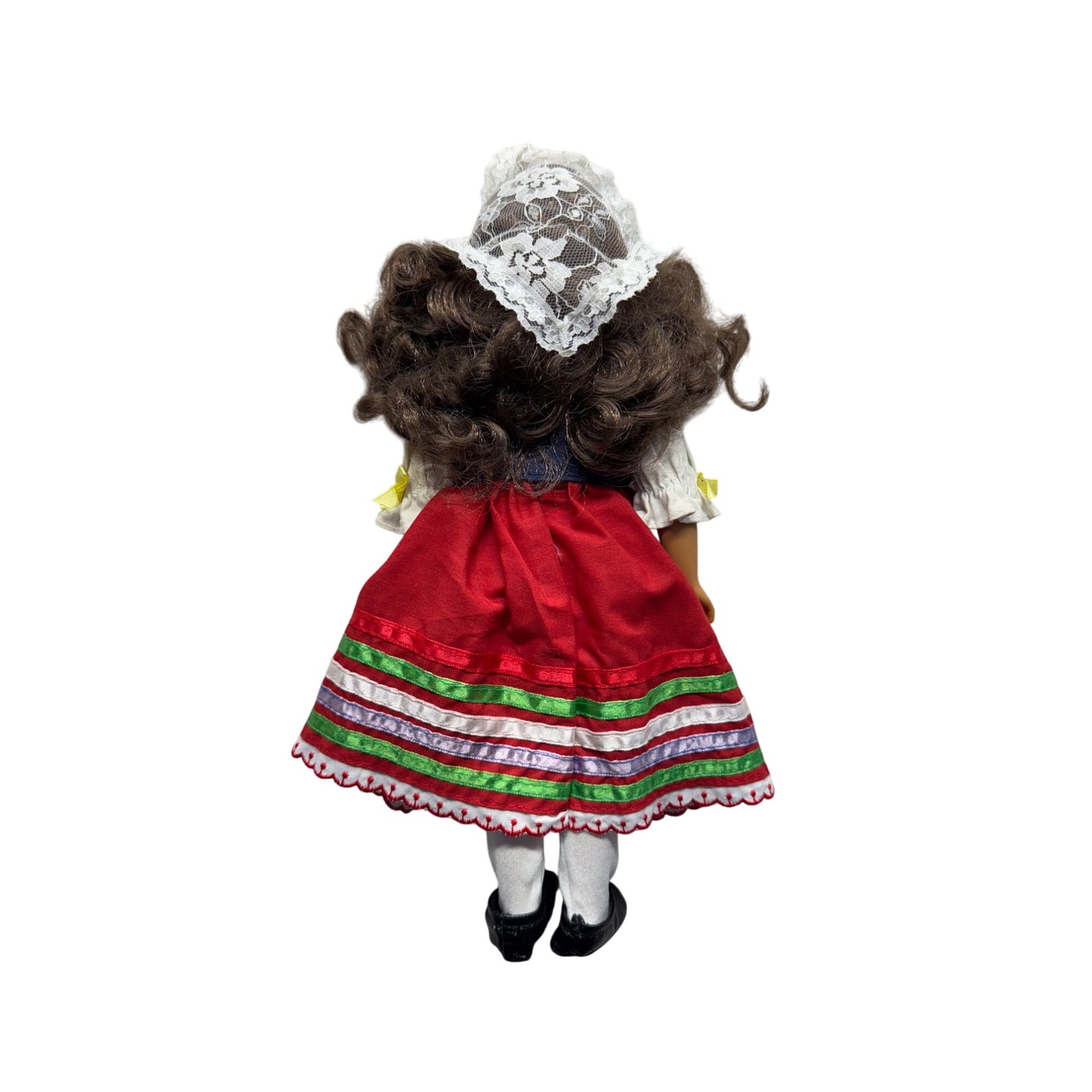 Vintage 1995 Sunmax Toys Doll In Traditional European Folk Costume #416B