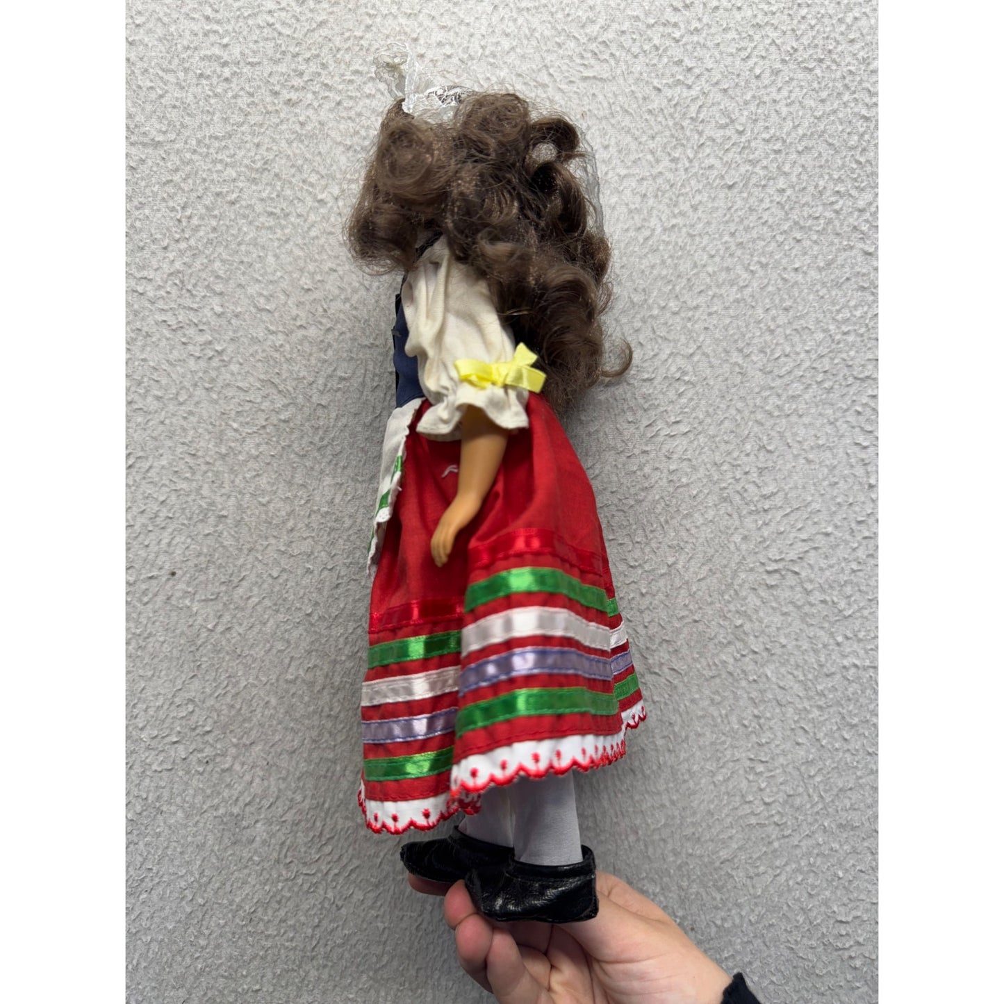 Vintage 1995 Sunmax Toys Doll In Traditional European Folk Costume #416B