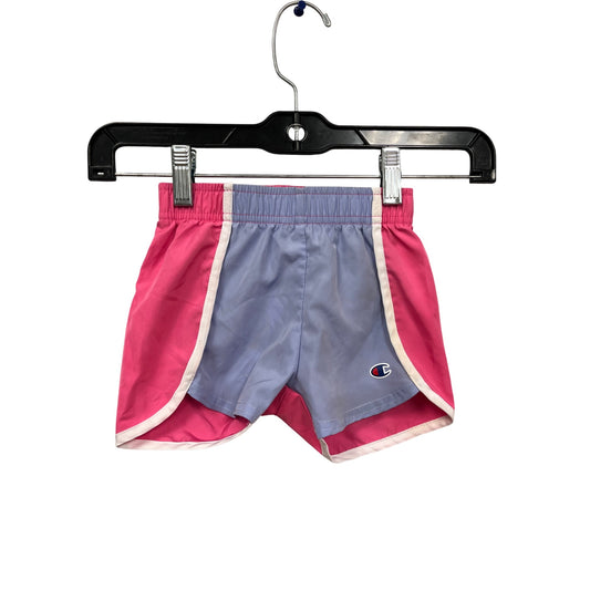 Champion Kids Athletic Shorts Pink & Blue #725A