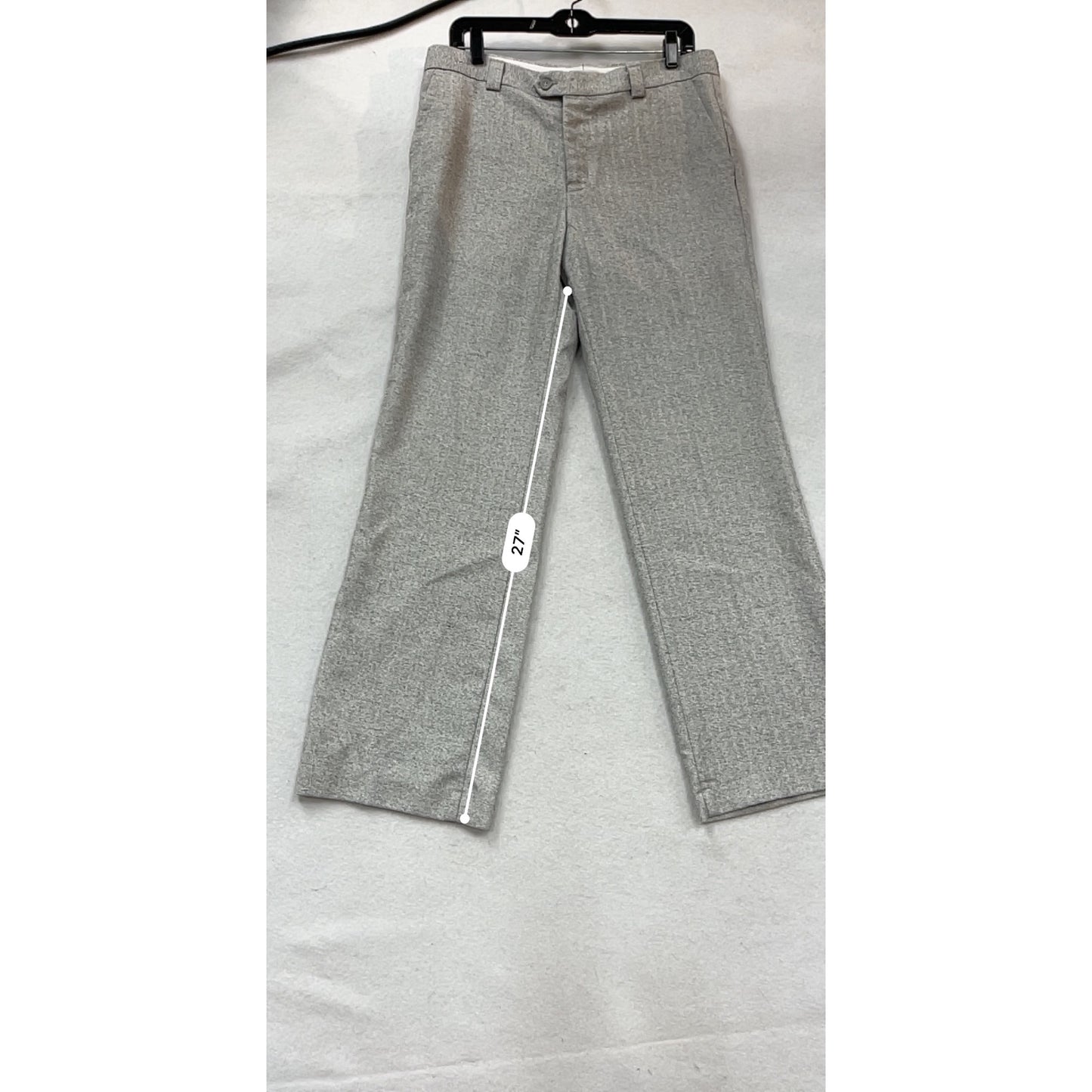 Gray Hyundai Wool Blend Trousers Size 36 #883A