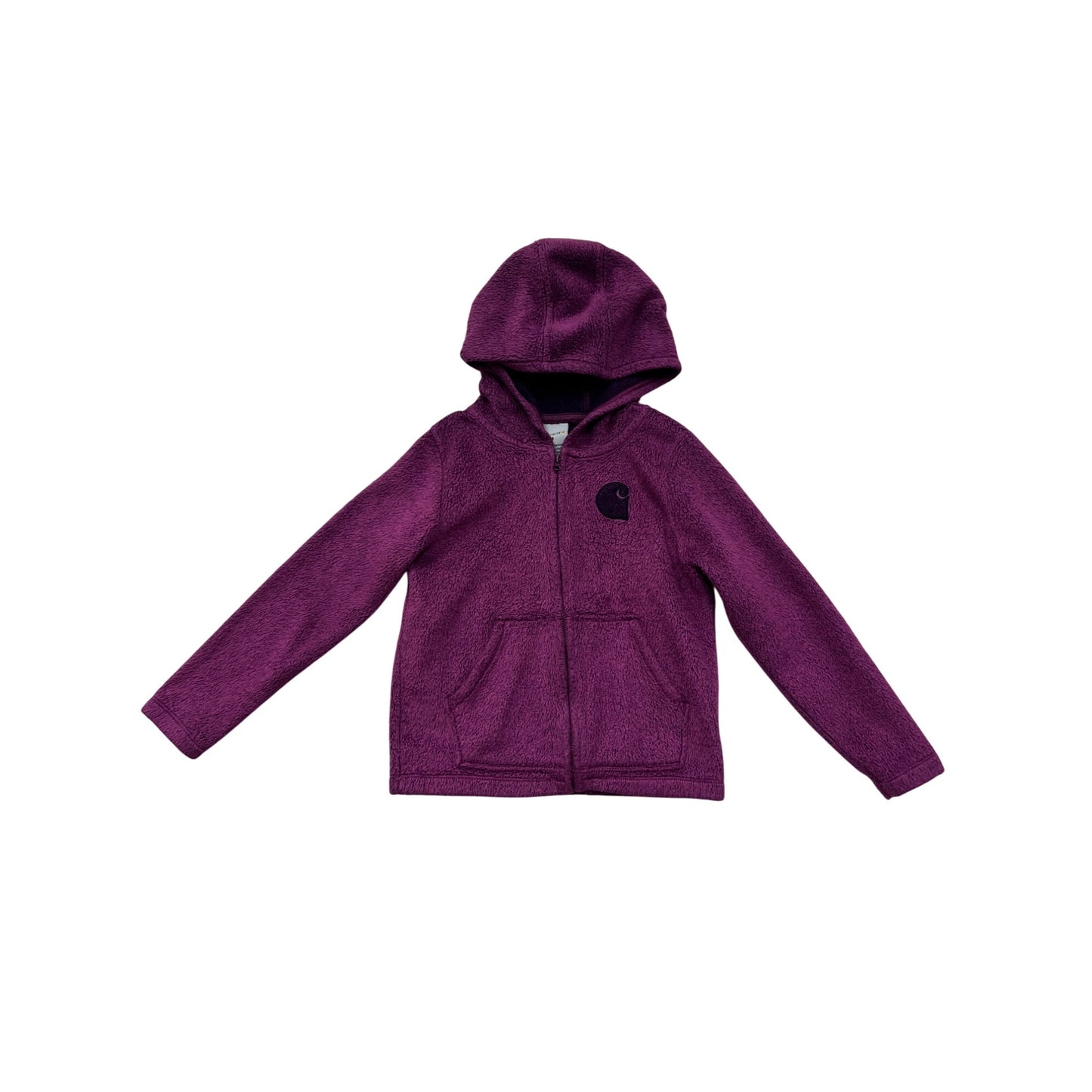 Carhartt Purple Hooded Zip-Up Jacket Size 6 #8759
