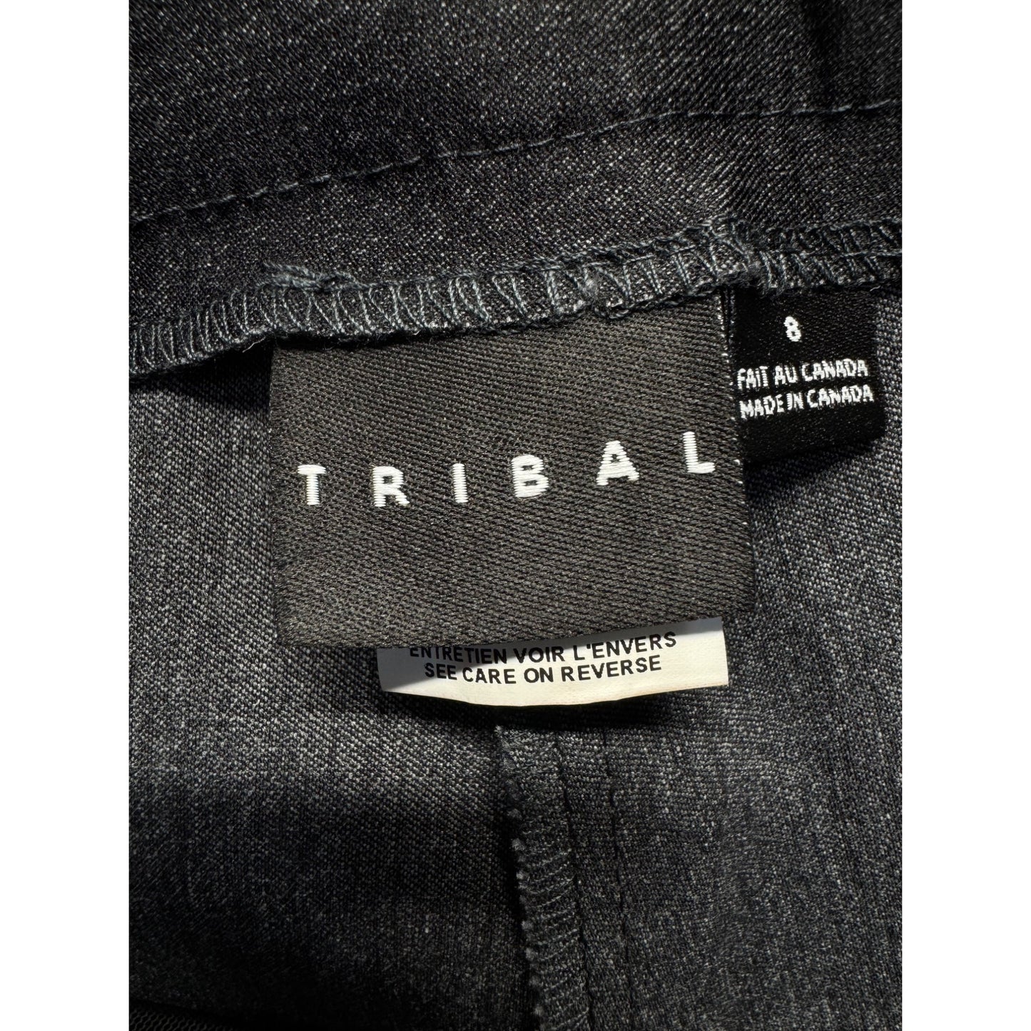 Tribal Black Bootcut Dress Pants Size 8 456B