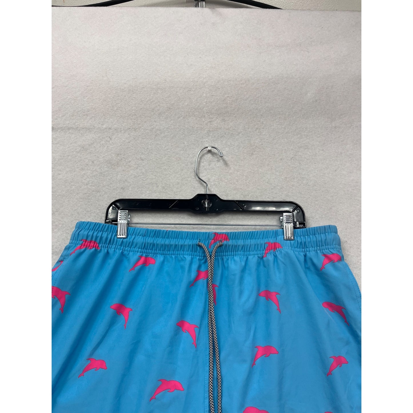 Biwisy Blue & Pink Dolphin Swim Shorts XL #187A