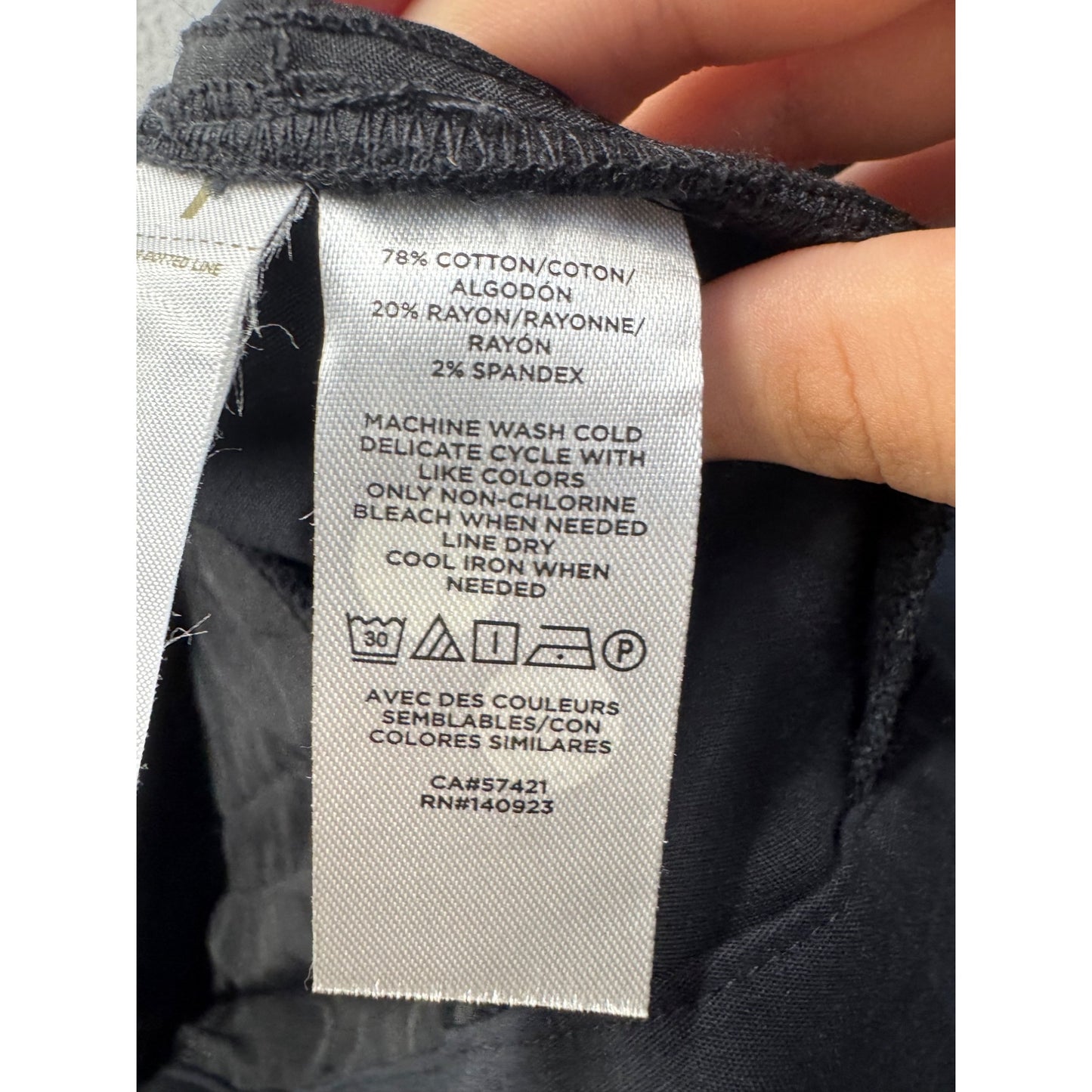 Loft The Riviera Pant 4P Cotton Blend Slim Fit Cropped Trouser 15" Waist #191B