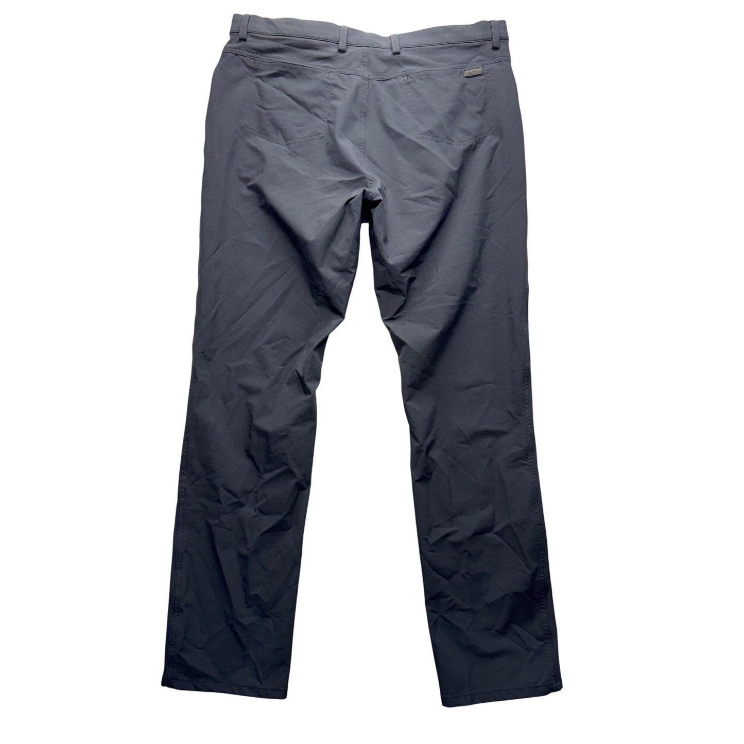 Greg Norman Mens 38x34 Black Five-Pocket Stretch Golf Pants #9976