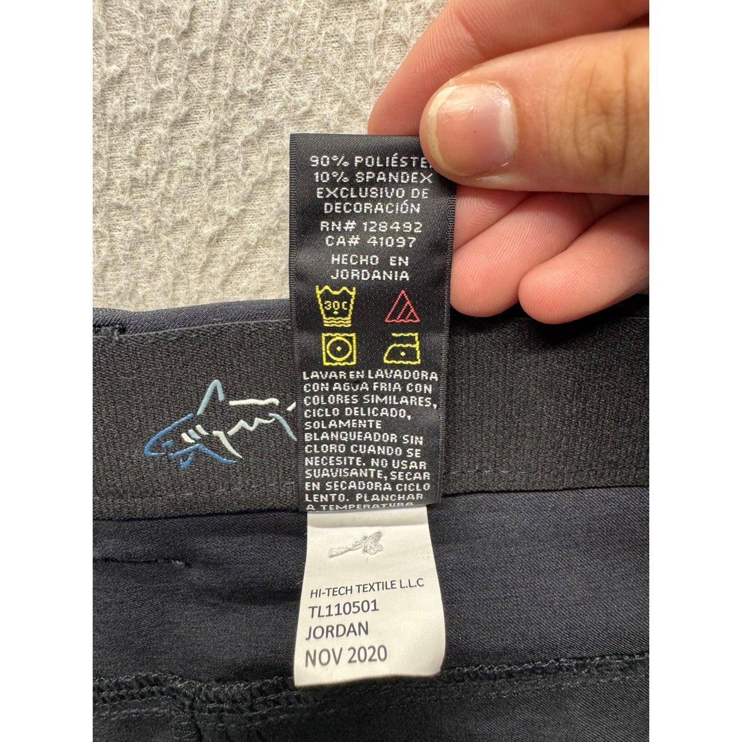 Greg Norman Mens 38x34 Black Five-Pocket Stretch Golf Pants #9976