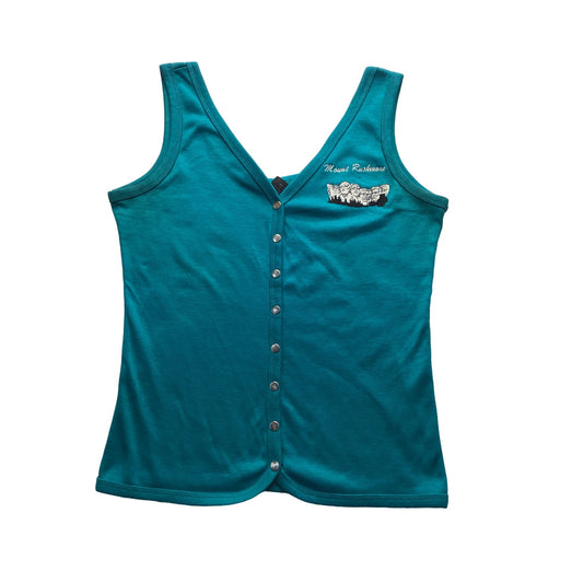 Mount Rushmore Button Down Tank top