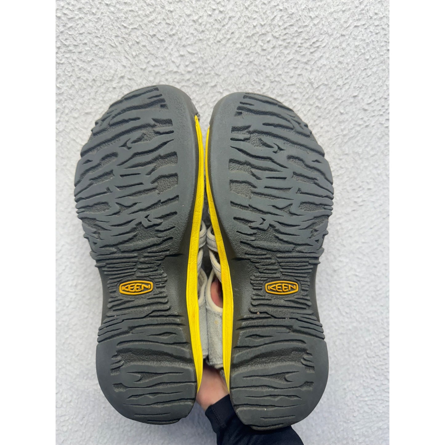 Keen Uneek Sandals Gray & Yellow Sport Shoes #9012