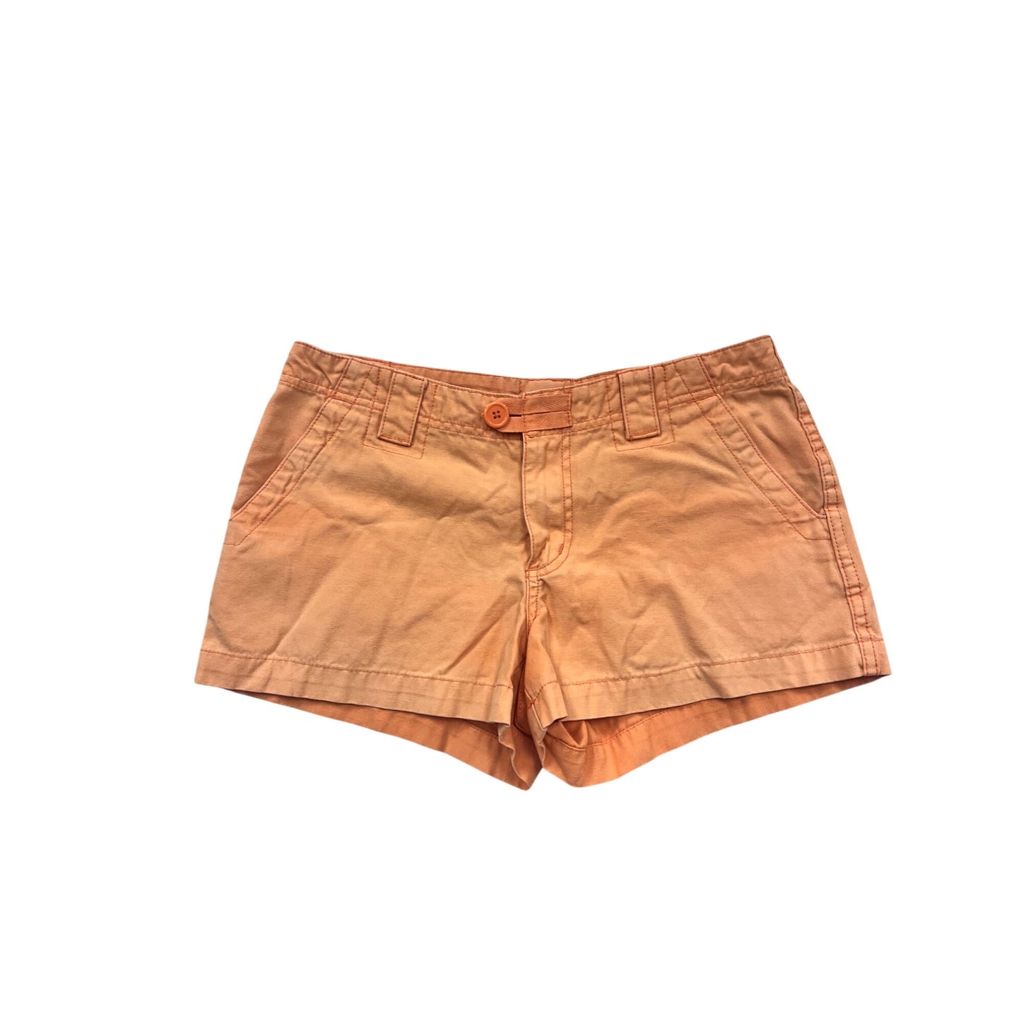No Boundaries Orange Juniors Size 9 Cotton Shorts #873A