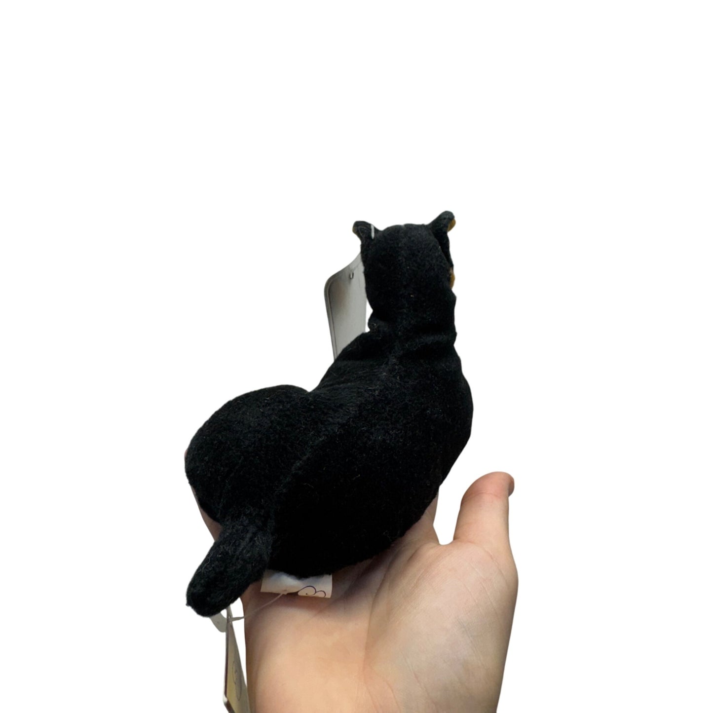 Stuffins Inc. Doberman Pinscher Plush Toy Black & Brown Dog 1997 #413B