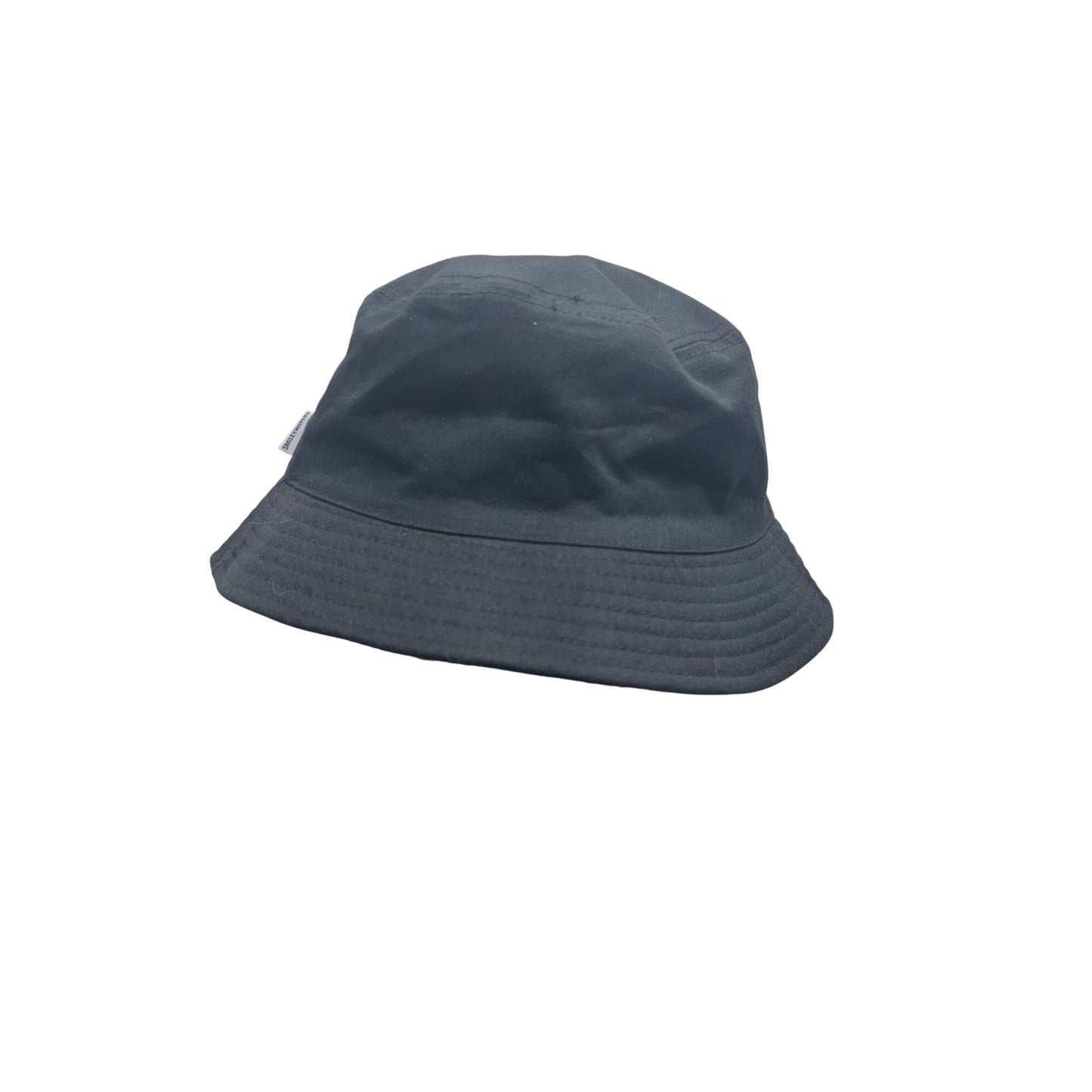 SmileyWorld Reversible Bucket Hat With Embroidered Yellow Smiley Face #9217