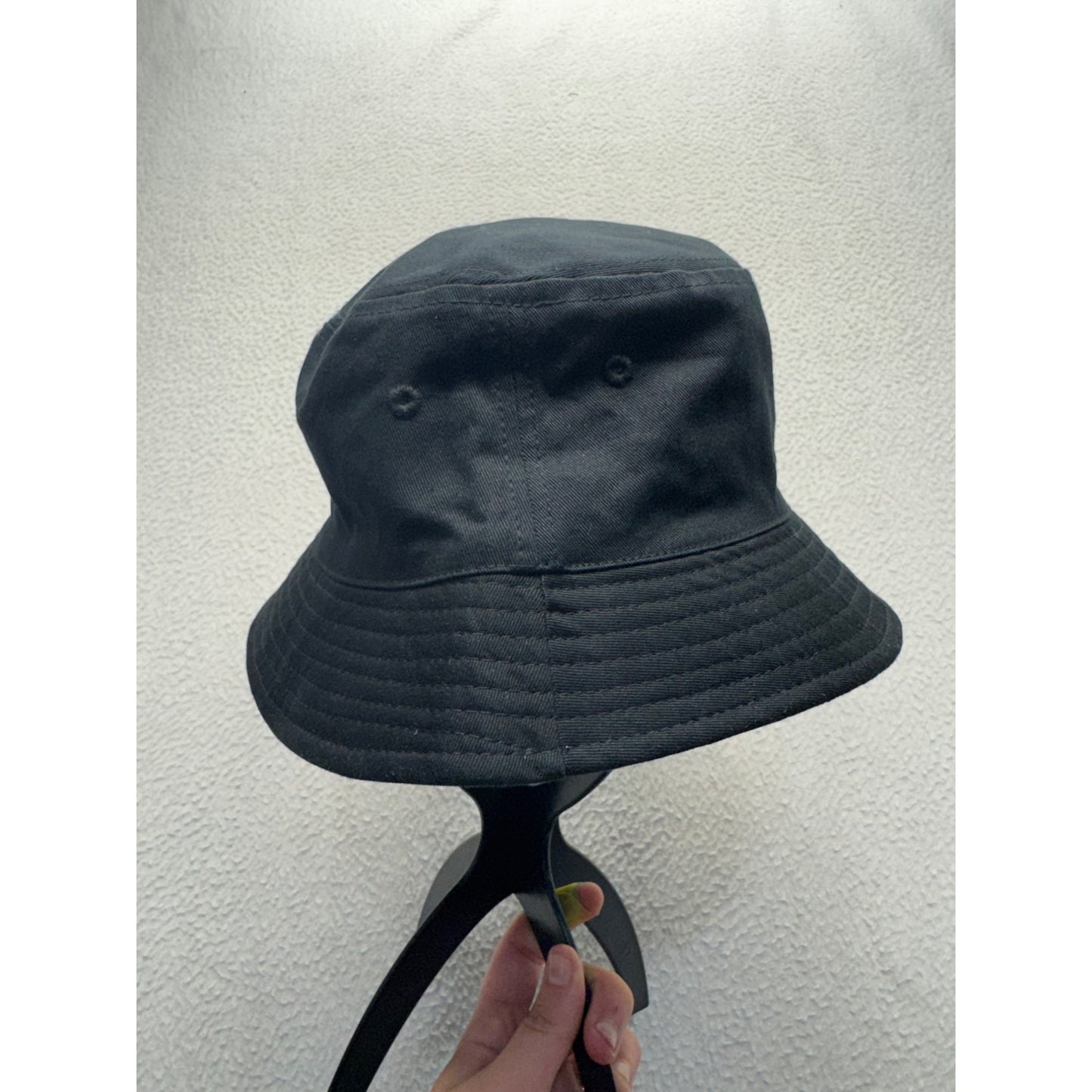 SmileyWorld Reversible Bucket Hat With Embroidered Yellow Smiley Face #9217