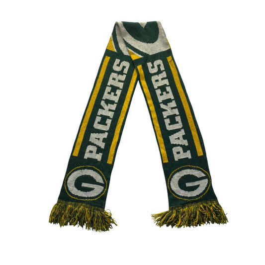 Green Bay Packers Knitted Fringe Scarf #7038
