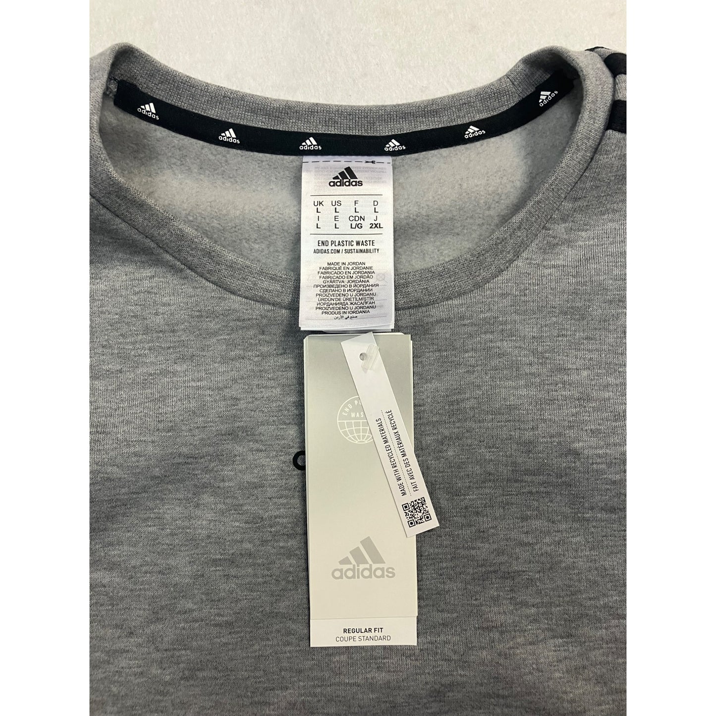 New Grey Adidas Sweater