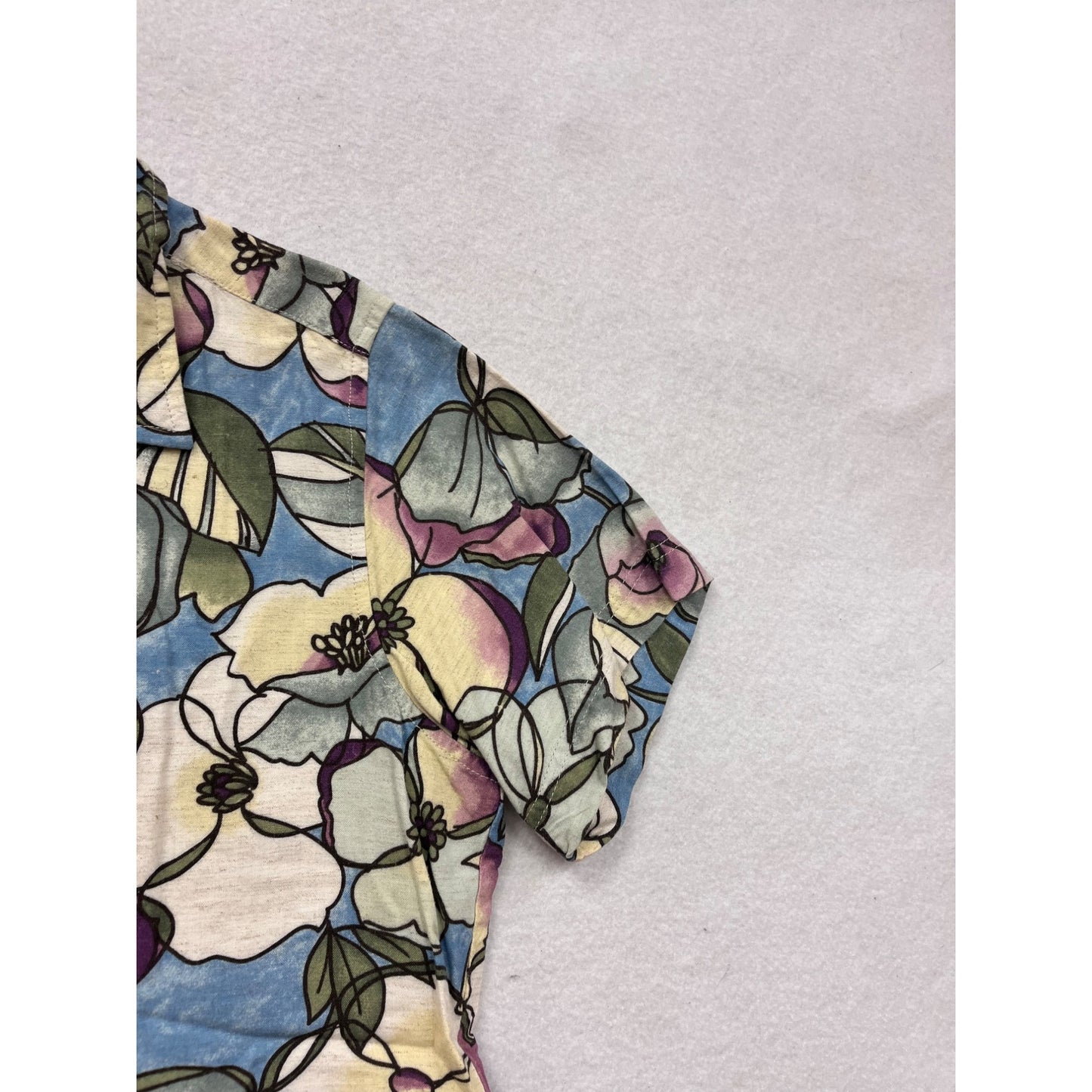 Columbia S Floral Button-Up Shirt #8853