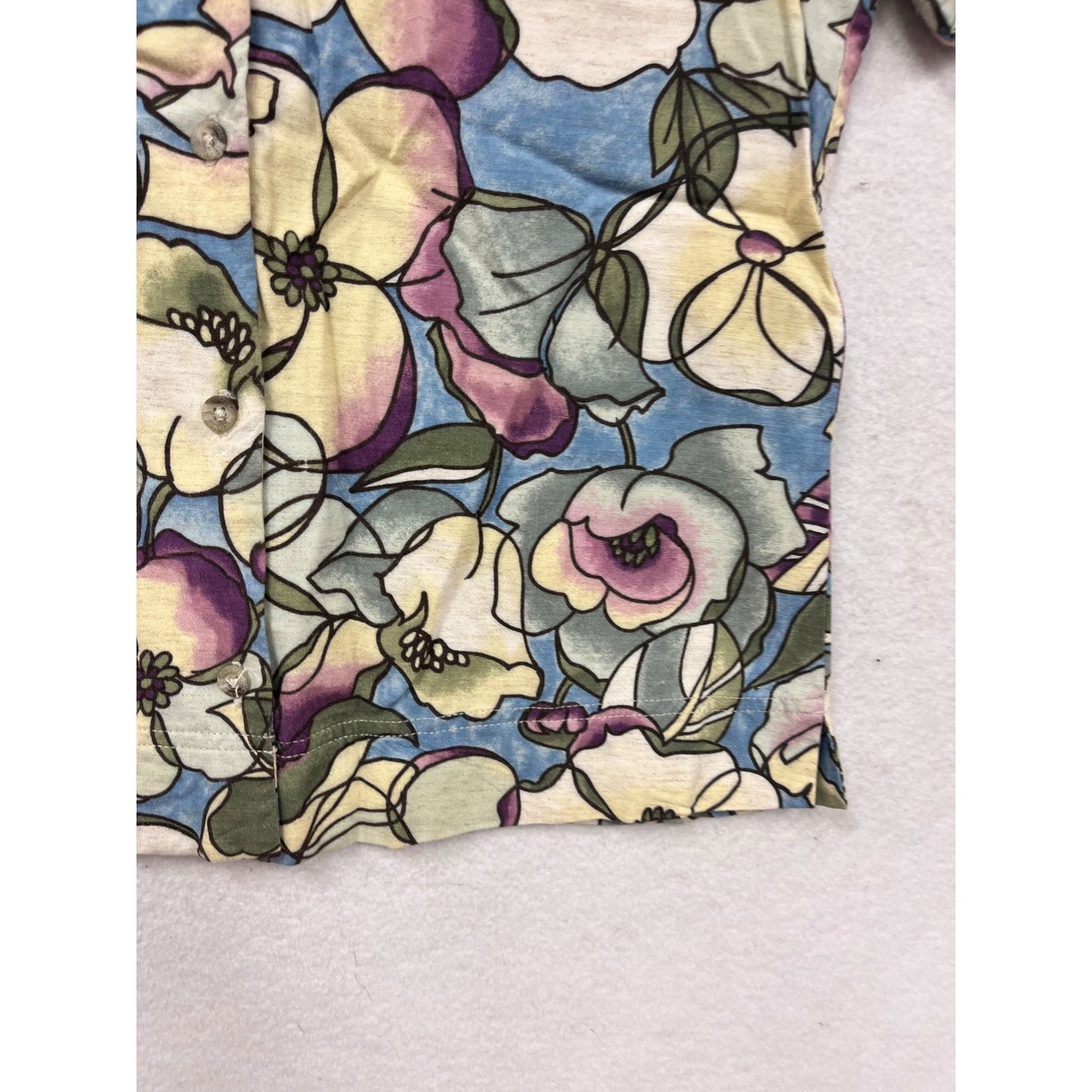 Columbia S Floral Button-Up Shirt #8853