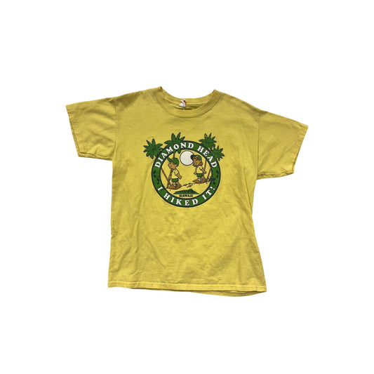 Diamond Head State Monument Kids Yellow T-Shirt L  #6661
