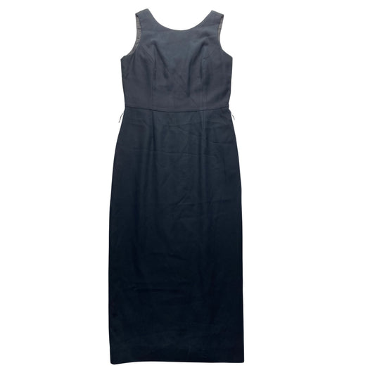 Vintage Ann Taylor Black Sleeveless Sheath Dress #7016