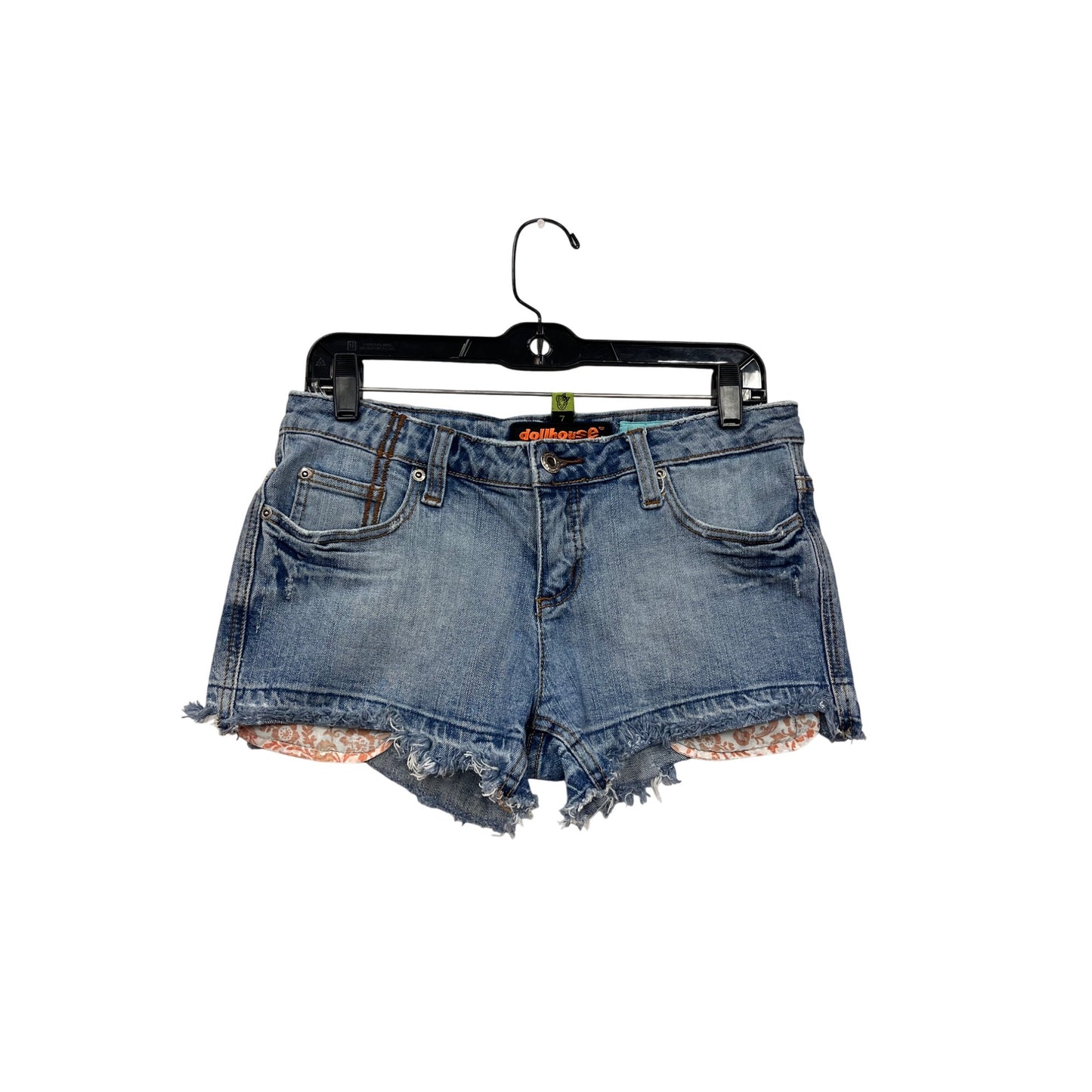 Dollhouse Frayed Hem Denim Shorts Size 7 #8580