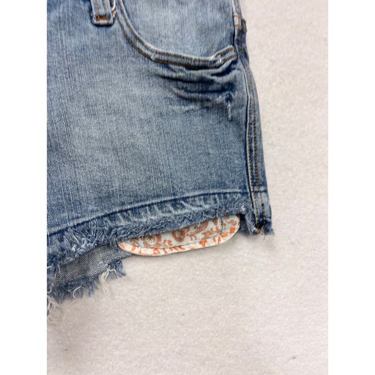 Dollhouse Frayed Hem Denim Shorts Size 7 #8580