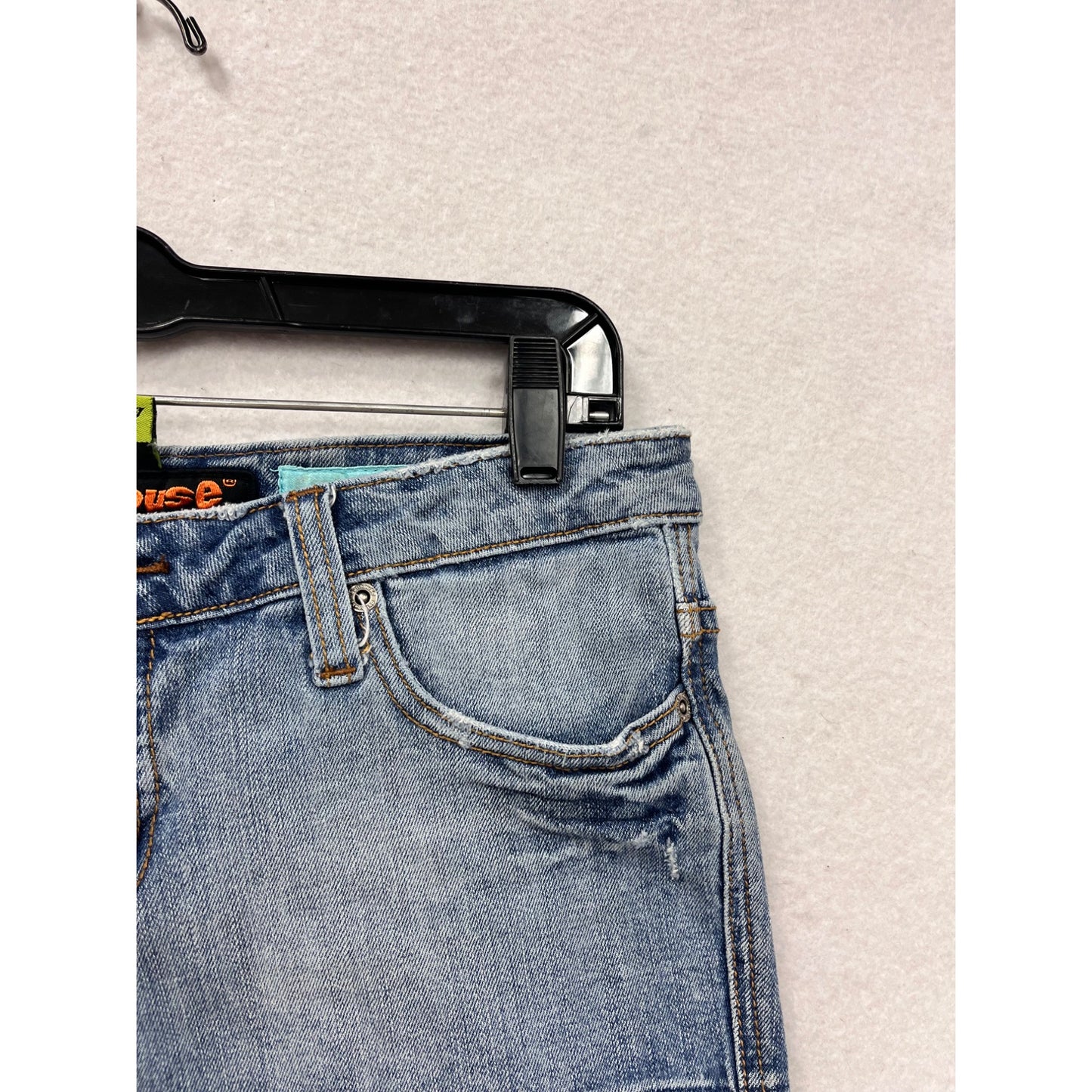 Dollhouse Frayed Hem Denim Shorts Size 7 #8580