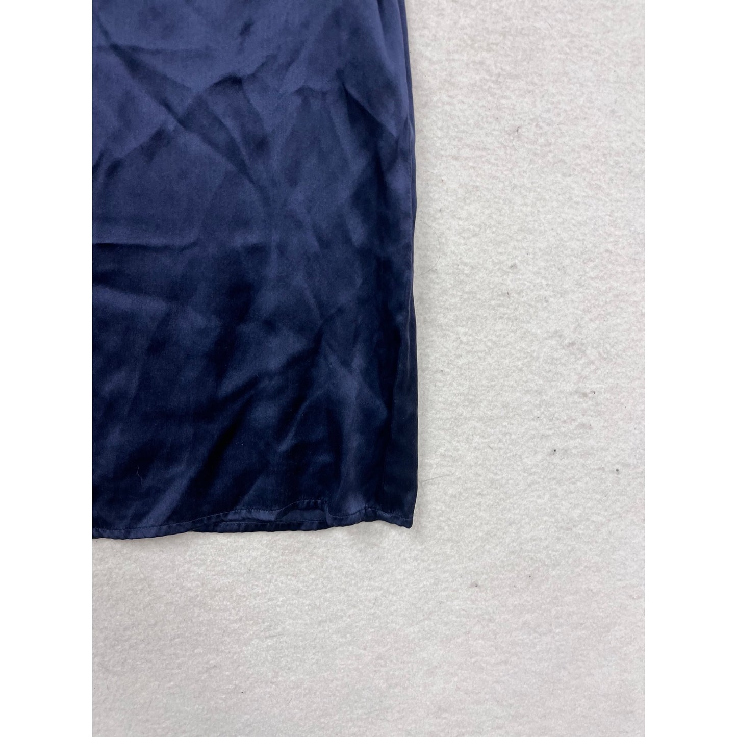 Silk Sleeveless Top With Floral Embroidery #639A