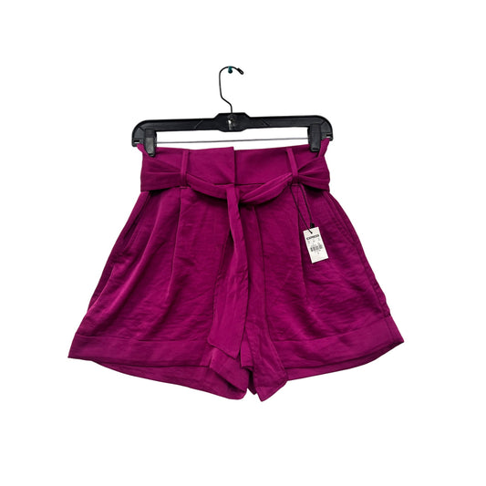 Express Womens High-Waist Tie Belt Shorts Fuchsia New with Tags #6037