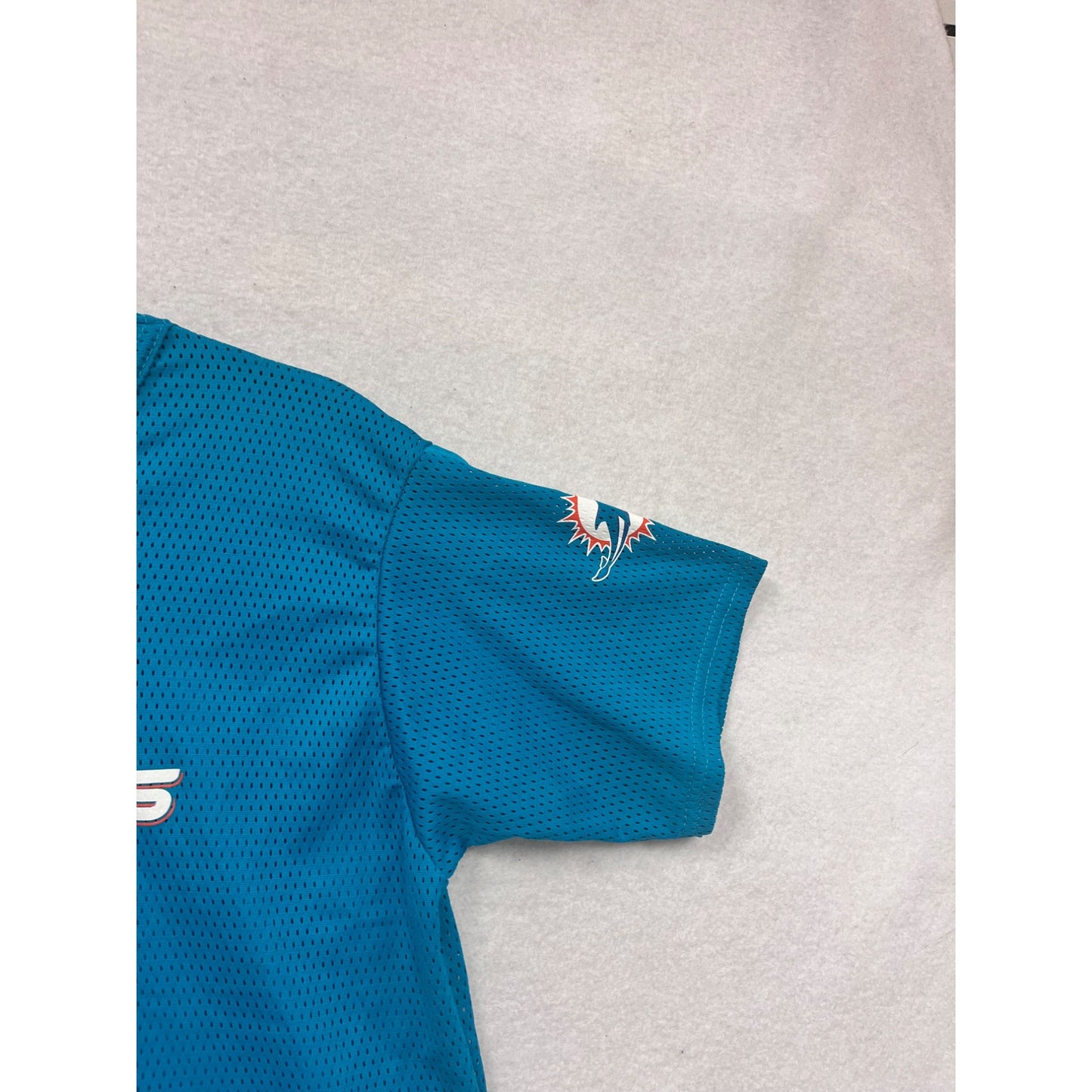 Miami Dolphins Franklin Jersey L V-Neck Blue Short Sleeve #919A