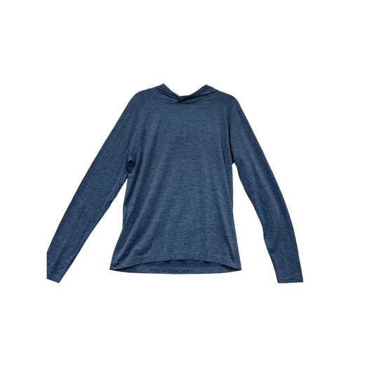 Live In Practice Blue Hooded Long Sleeve Top - Medium Size #939A