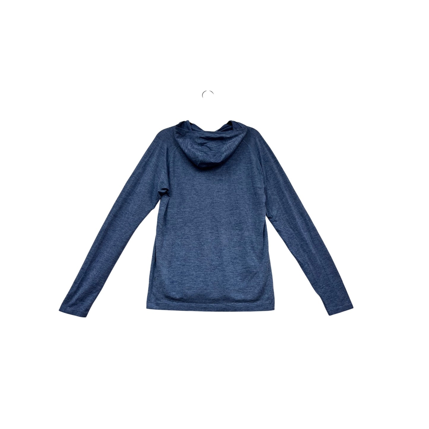 Live In Practice Blue Hooded Long Sleeve Top - Medium Size #939A