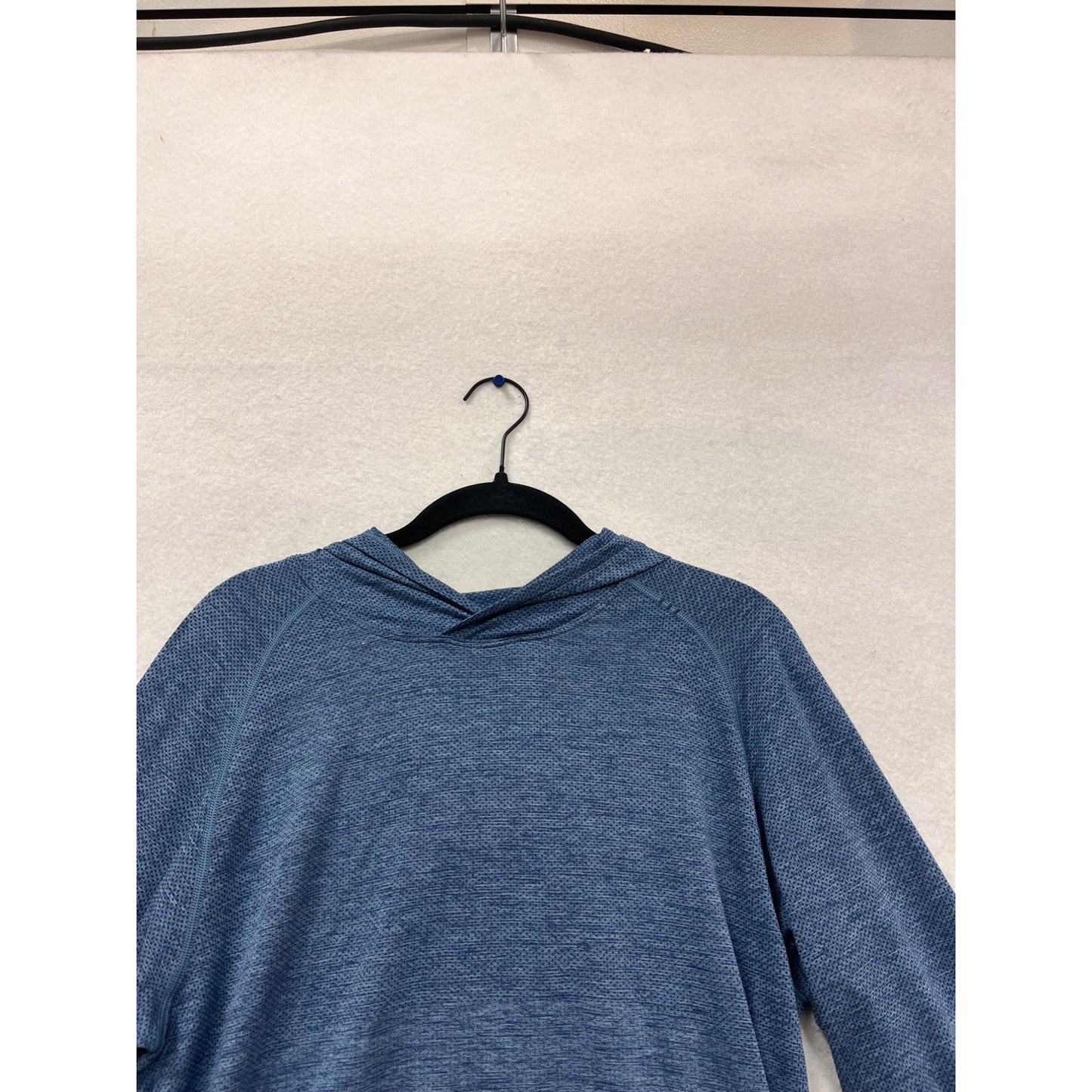 Live In Practice Blue Hooded Long Sleeve Top - Medium Size #939A