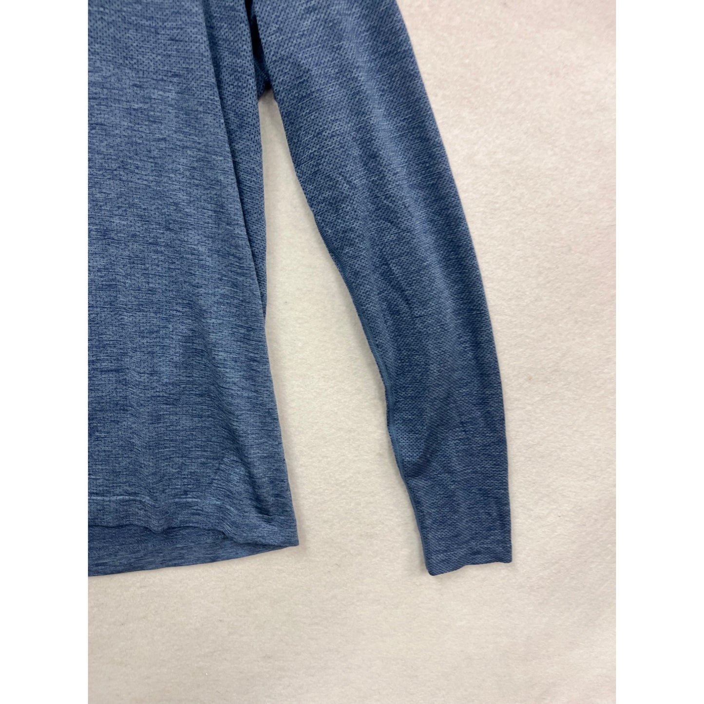 Live In Practice Blue Hooded Long Sleeve Top - Medium Size #939A
