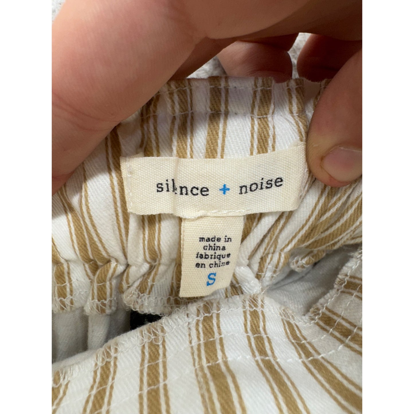 Urban Outfitters Silence + Noise Striped High-Waisted Wrap Pants Cotton S #170B