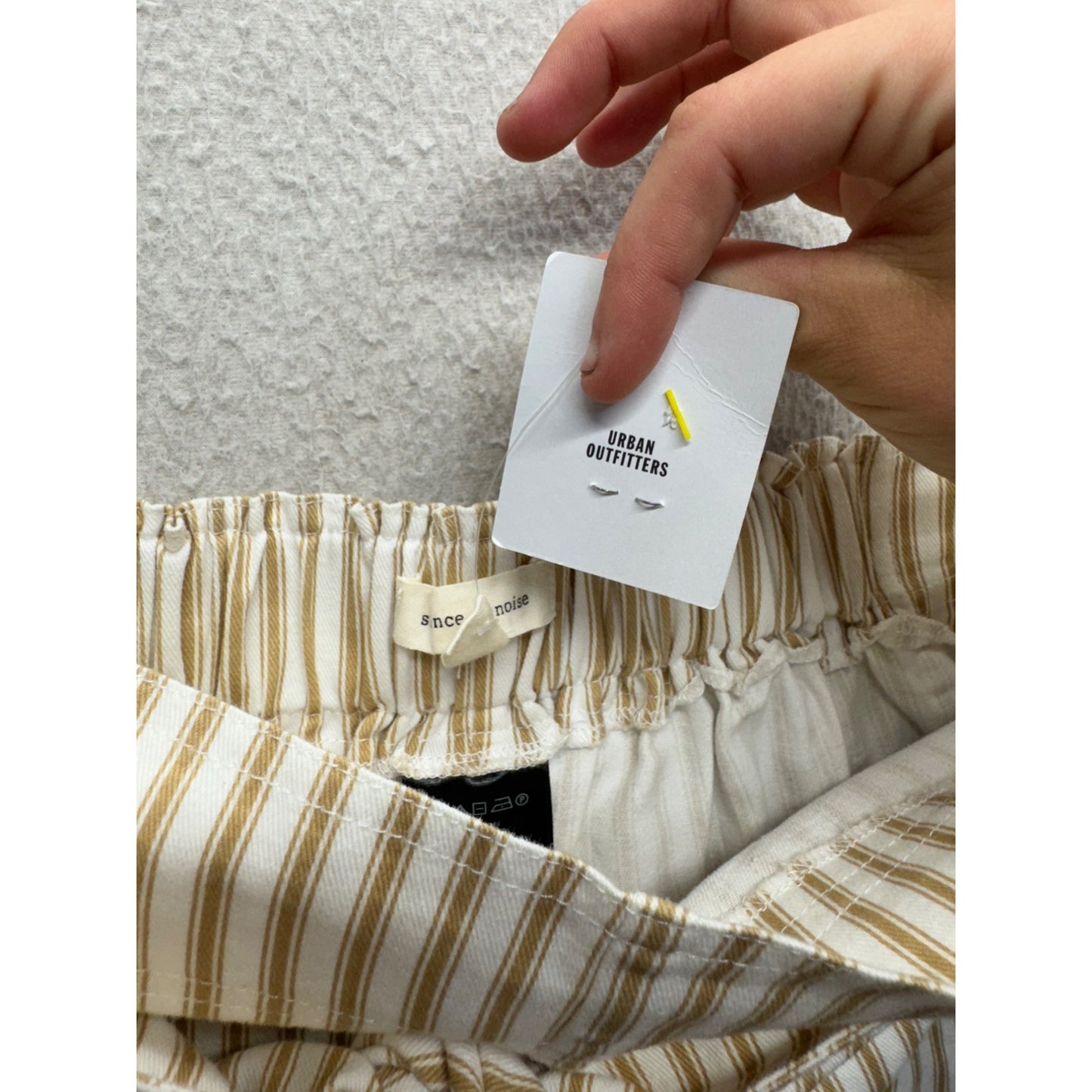 Urban Outfitters Silence + Noise Striped High-Waisted Wrap Pants Cotton S #170B