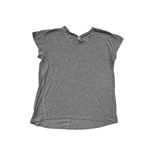 Champion Womens Gray Athletic Tee With Mesh Back Panel XL #6488
