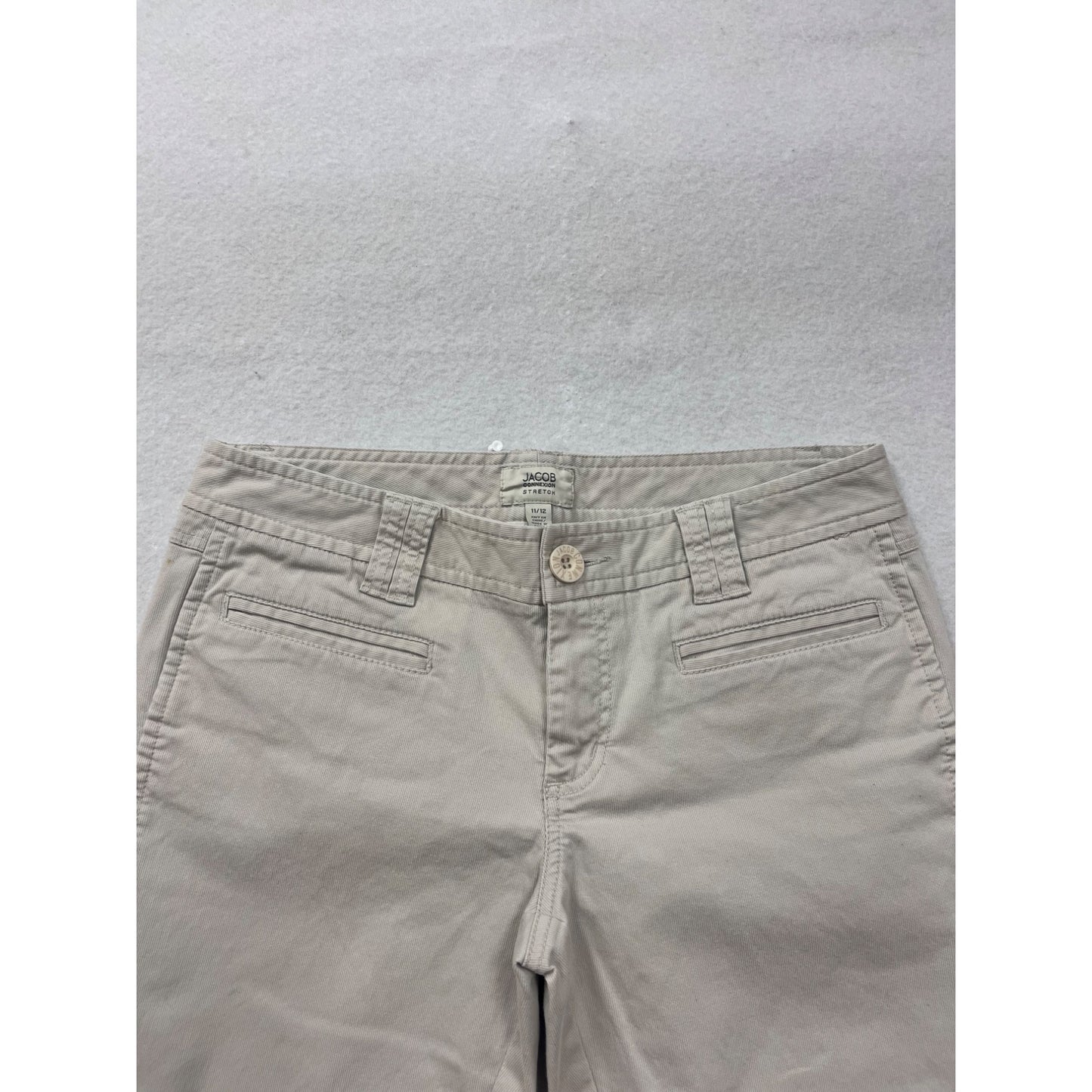Jacob Connexion Beige Capri Pants 11/12 #8523