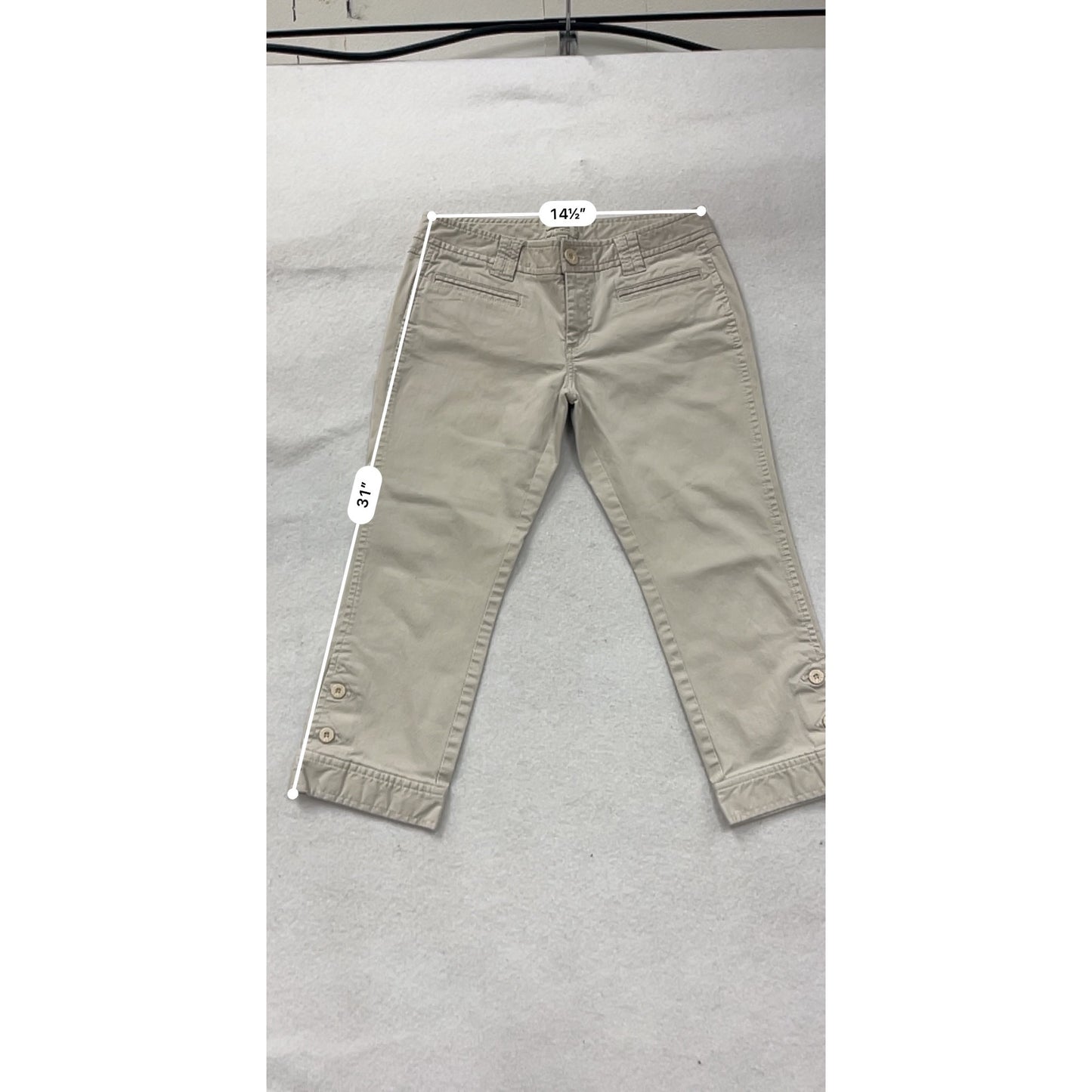 Jacob Connexion Beige Capri Pants 11/12 #8523