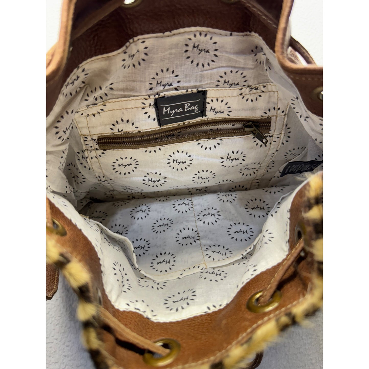 Myra Bag Leopard Print & Embossed Leather Crossbody Purse #9299