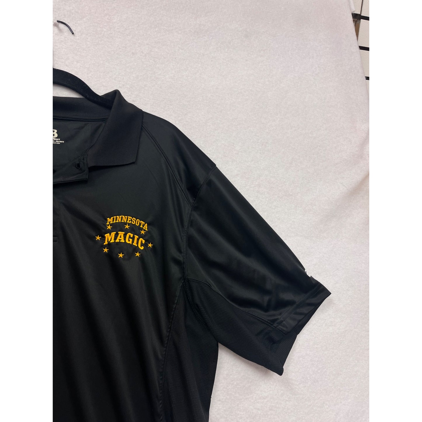 Minnesota Magic Mens Black Polo Shirt By Badger Sport L #24A