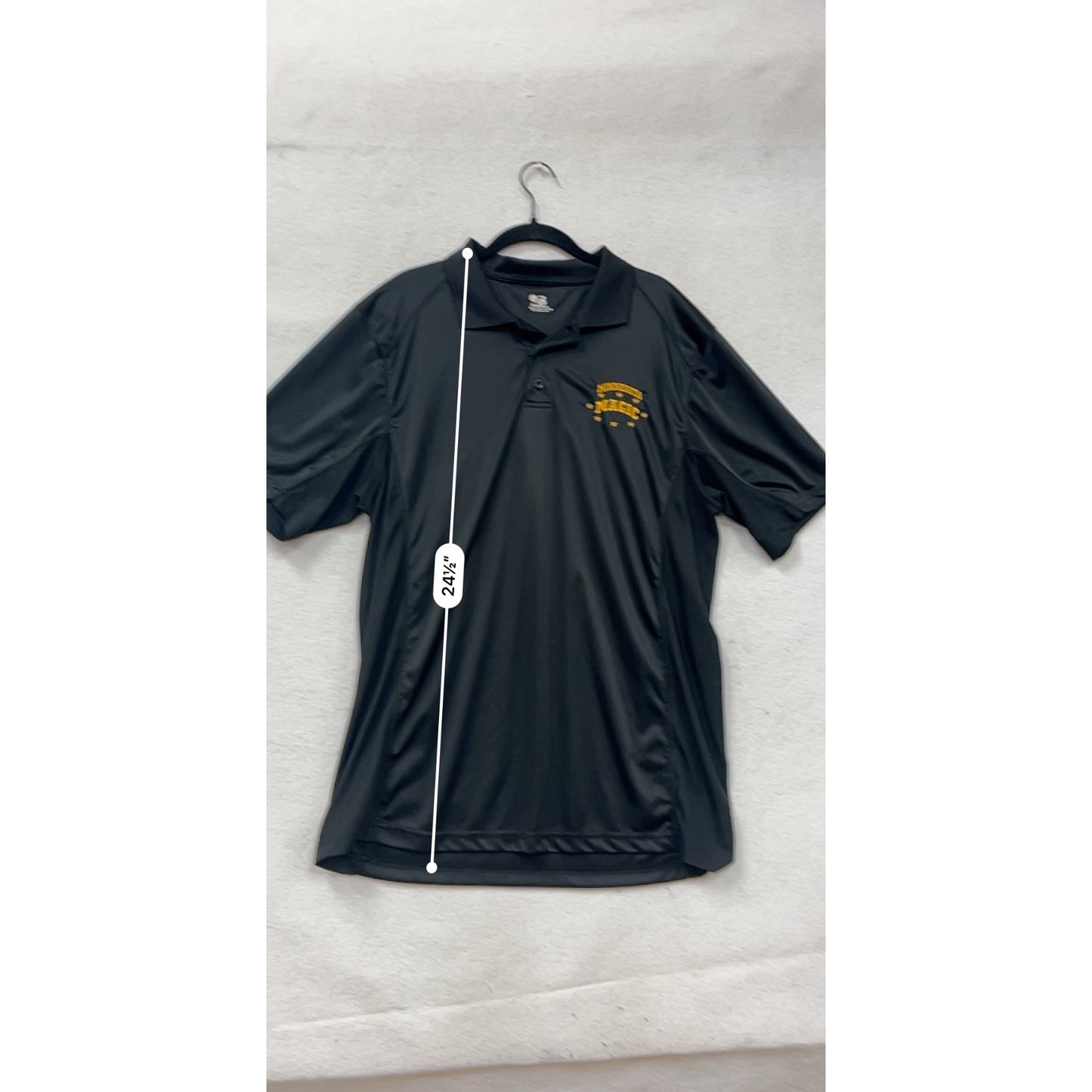 Minnesota Magic Mens Black Polo Shirt By Badger Sport L #24A