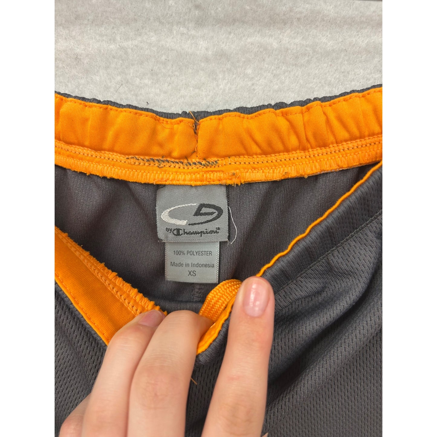C9 By Champion Gray & Orange Athletic Shorts XS  #176A