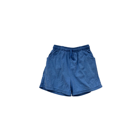 Vintage Girls Blue Basic Editions Elastic Waist Casual Shorts Cotton Blend #8304
