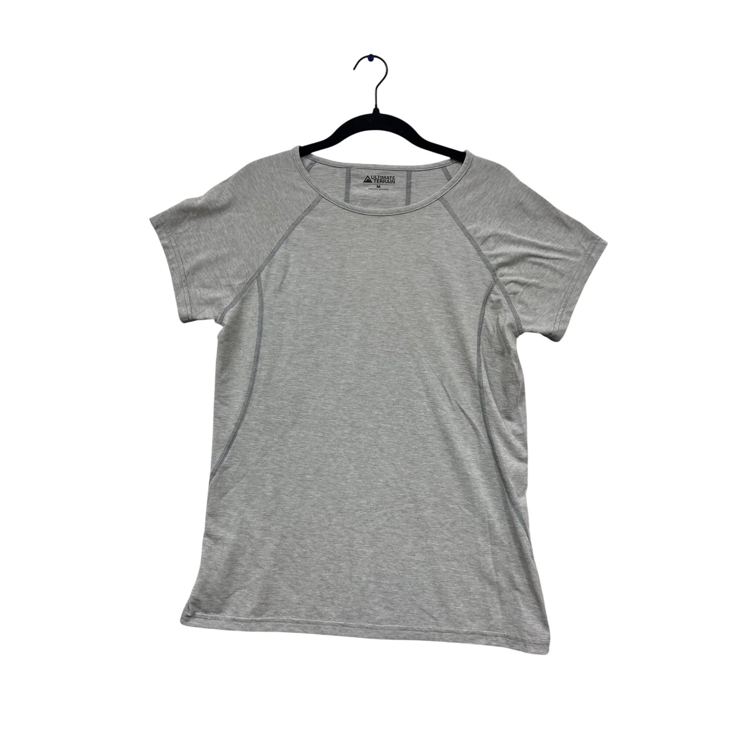 Ultimate Terrain Gray Short Sleeve Raglan T-Shirt M #739A