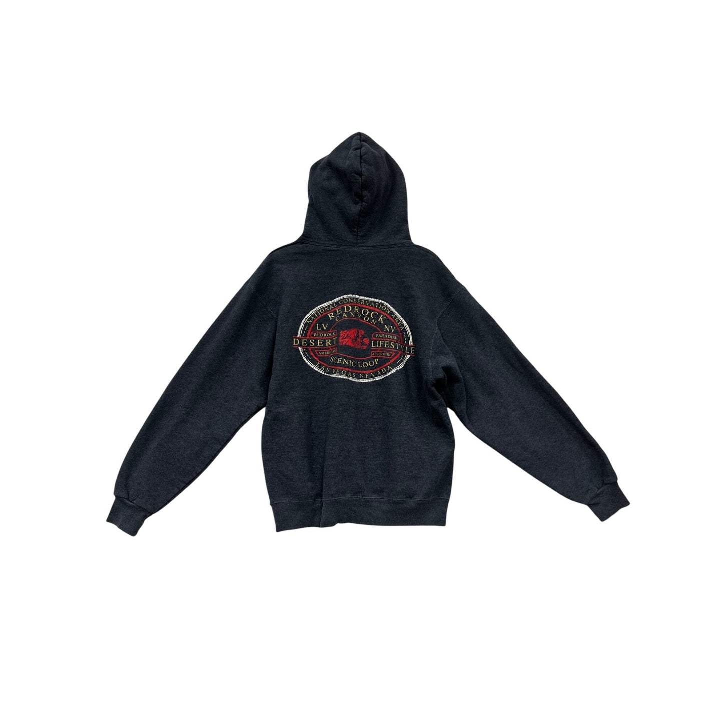 Jerzees NuBlend Desert Lifestyle Sweatshirt Hoodie Size M Gray #199A