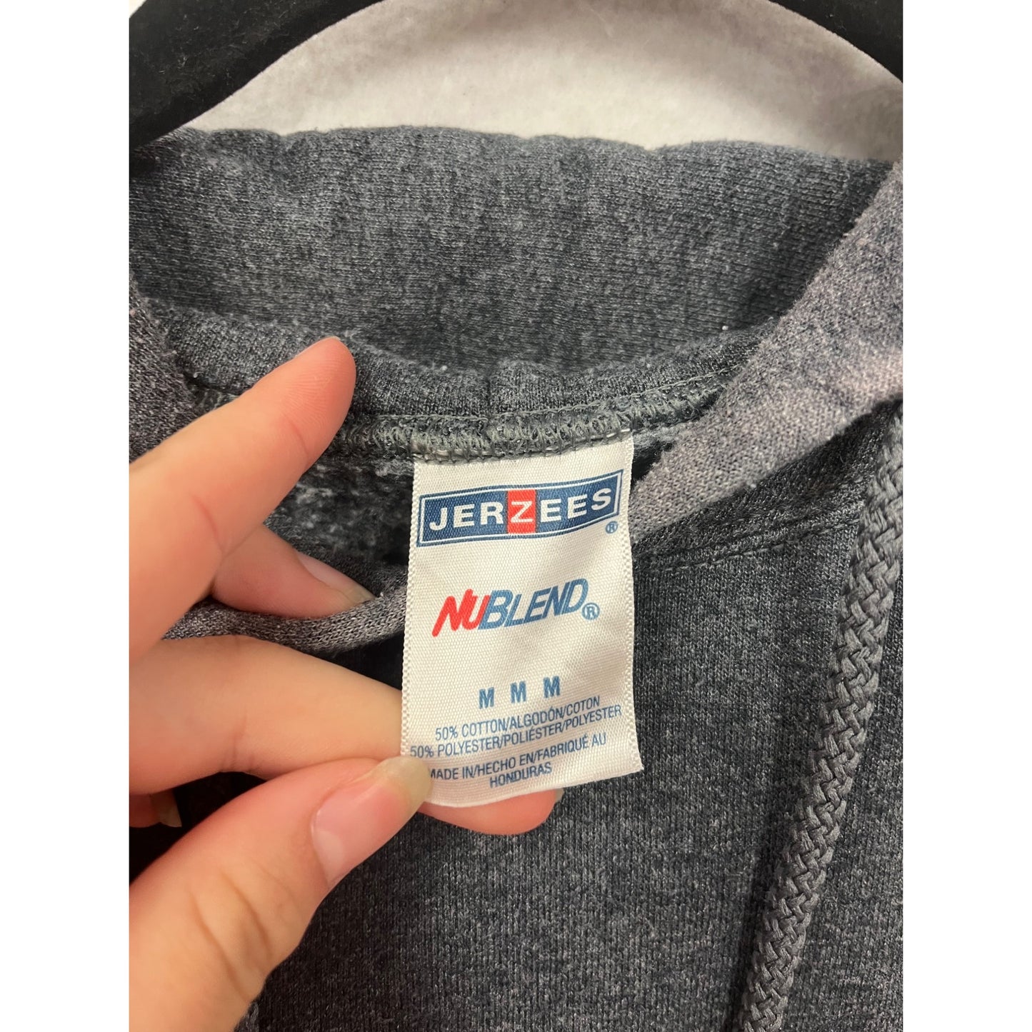 Jerzees NuBlend Desert Lifestyle Sweatshirt Hoodie Size M Gray #199A